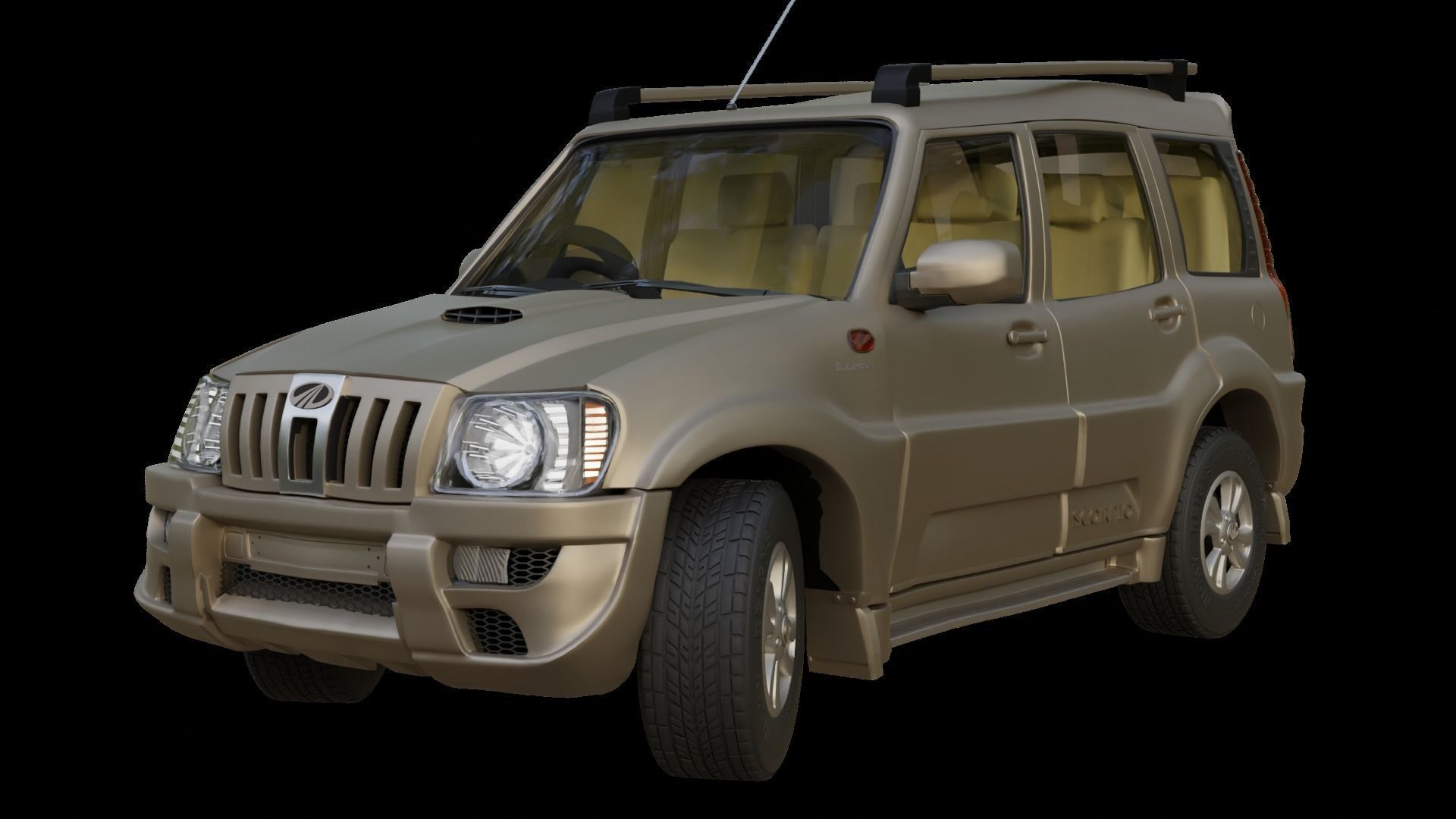 Mahindra Scorpio SUV  3D model_10