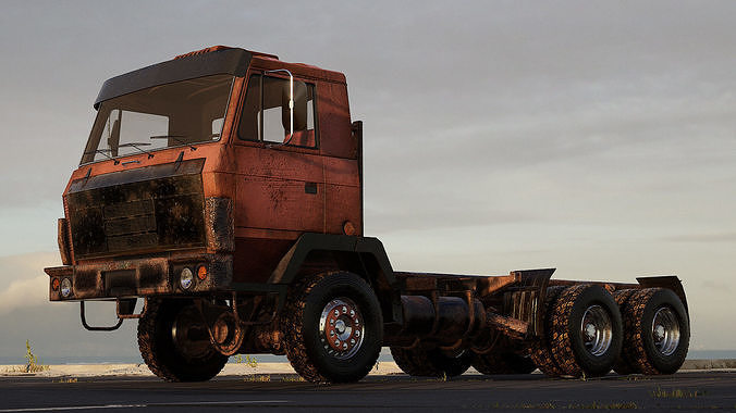 Truck Levo 815 - Unreal Engine Project Low-poly 3D model