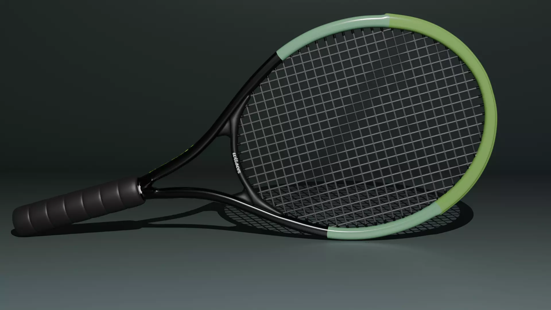 Tennis Racket Wilson Free low-poly 3D model