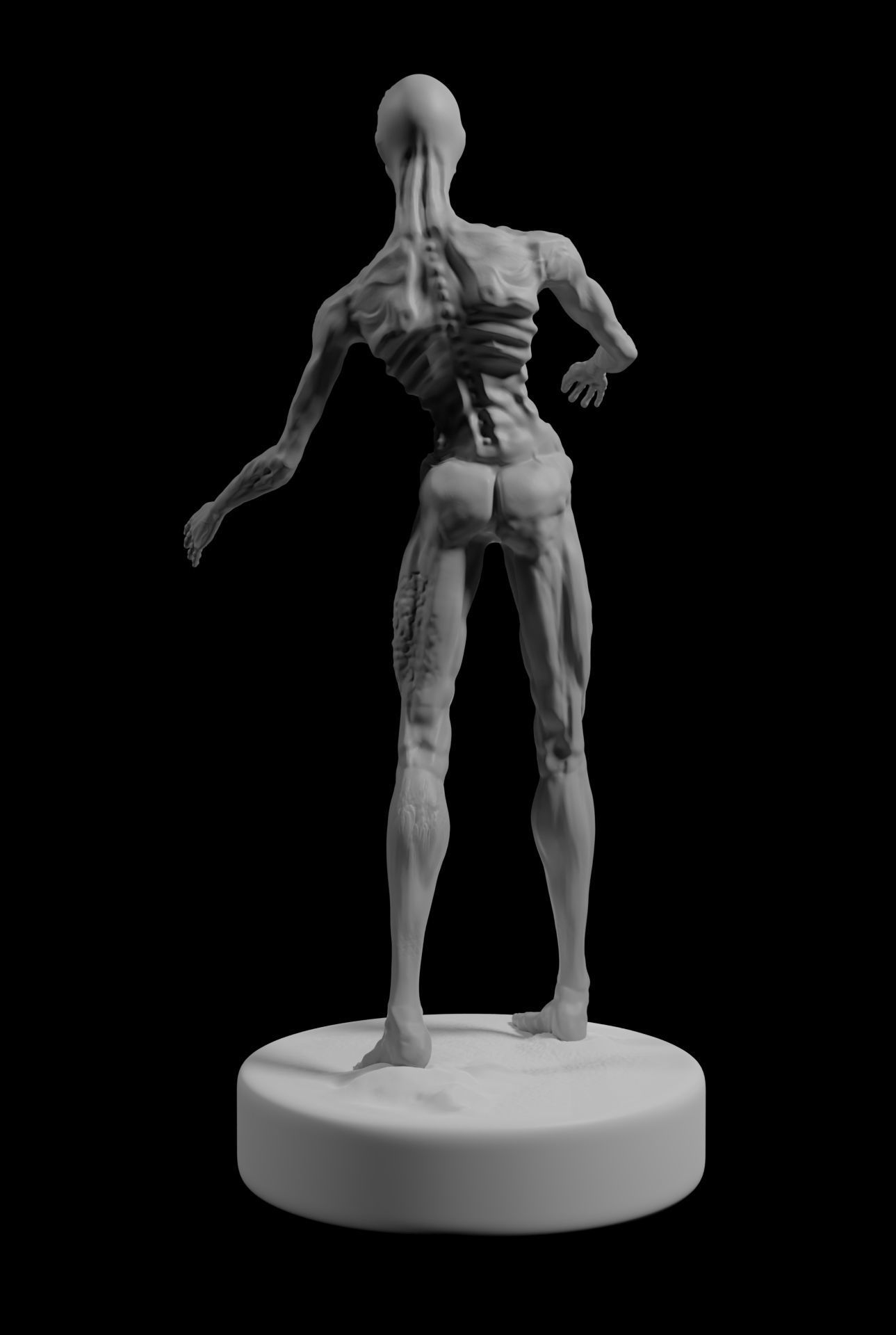 Zombie 3D printable model 3D print model_2