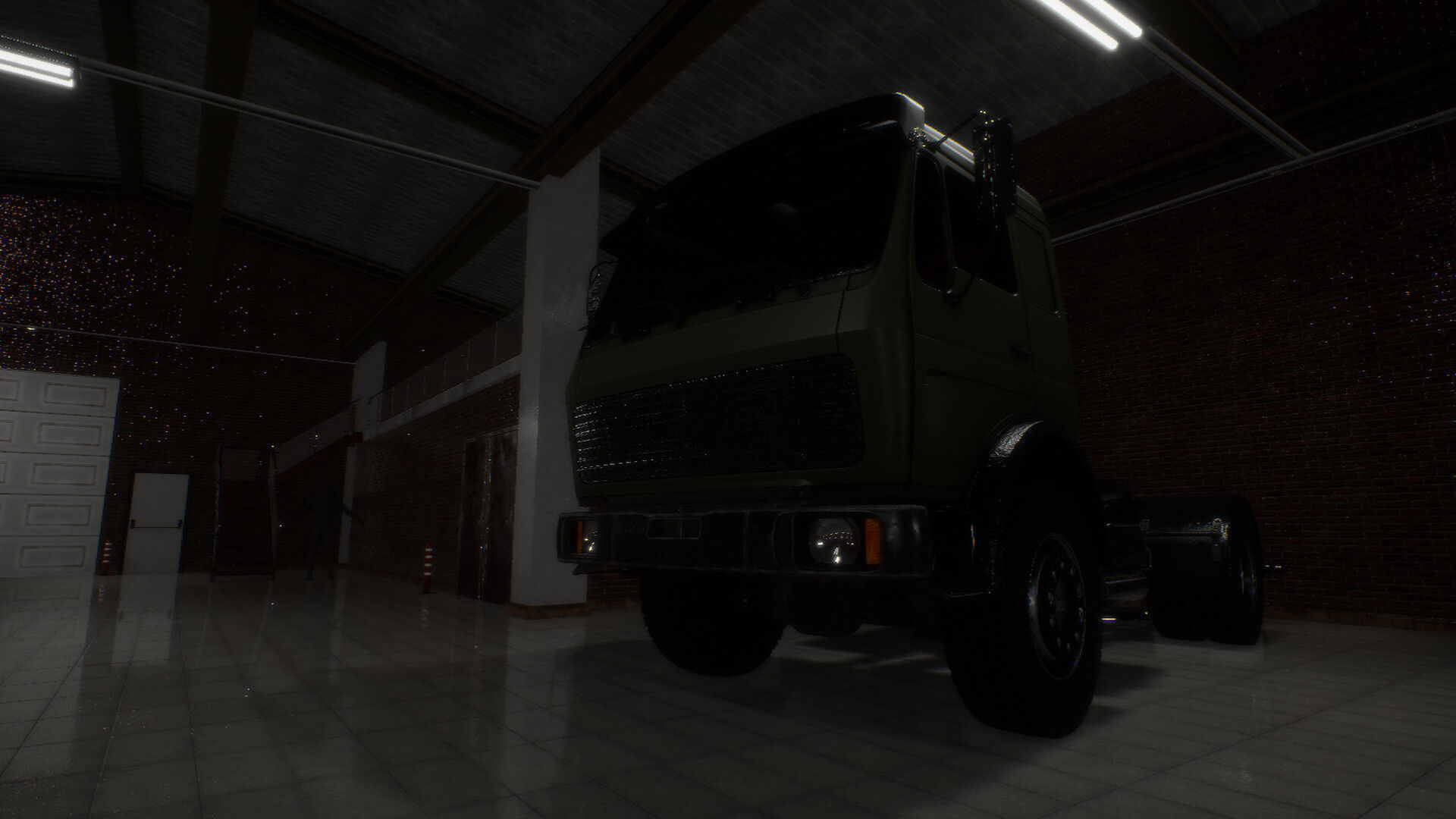 Garage Warehouse - Unreal Engine Project Low-poly 3D model_12