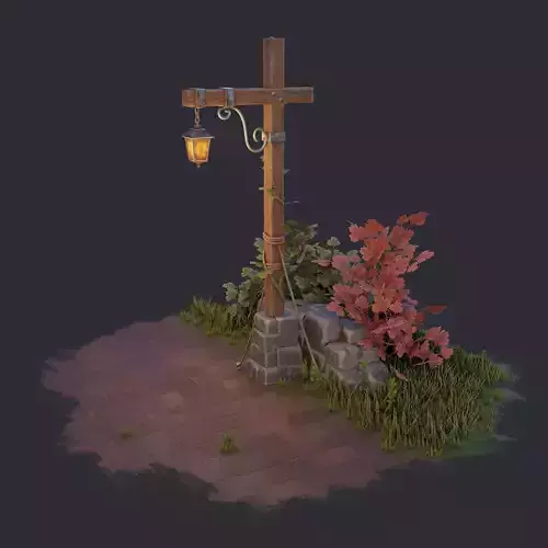 Stylized Street Lamp