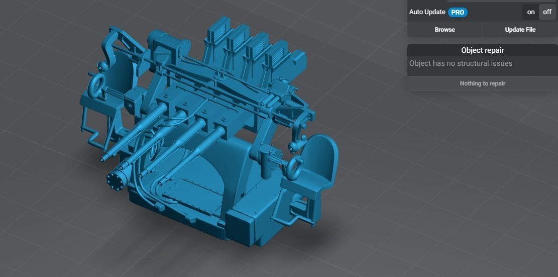 28mm 75 Caliber AA Scale model 3D print model_5