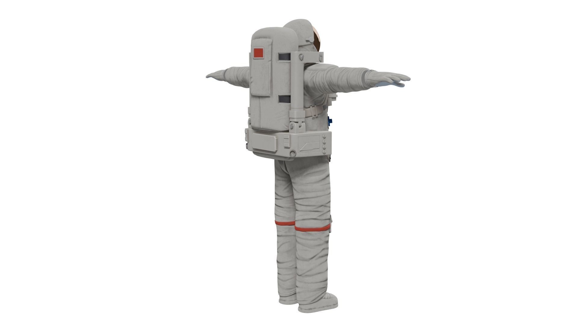 Astronaut in Space Suit 3D model_6