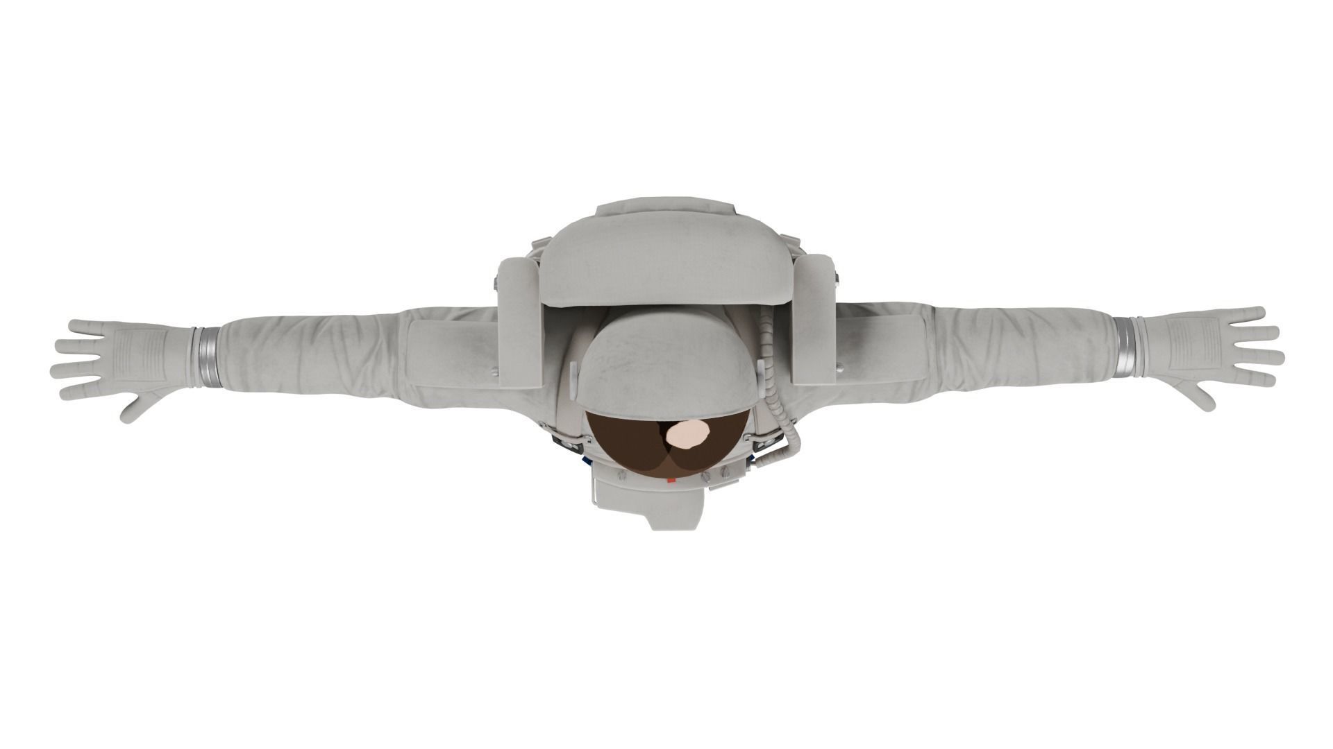 Astronaut in Space Suit 3D model_8