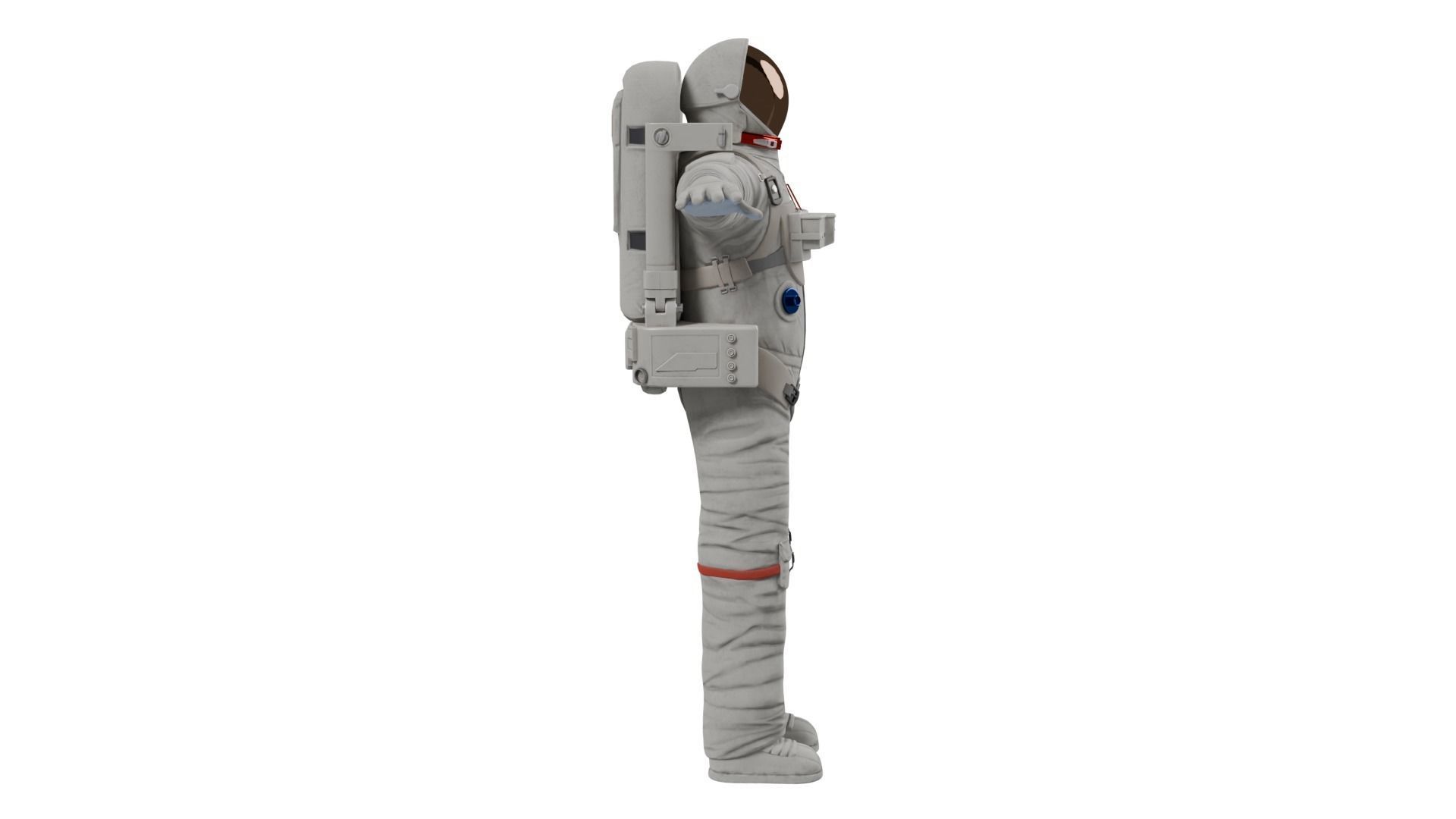 Astronaut in Space Suit 3D model_7