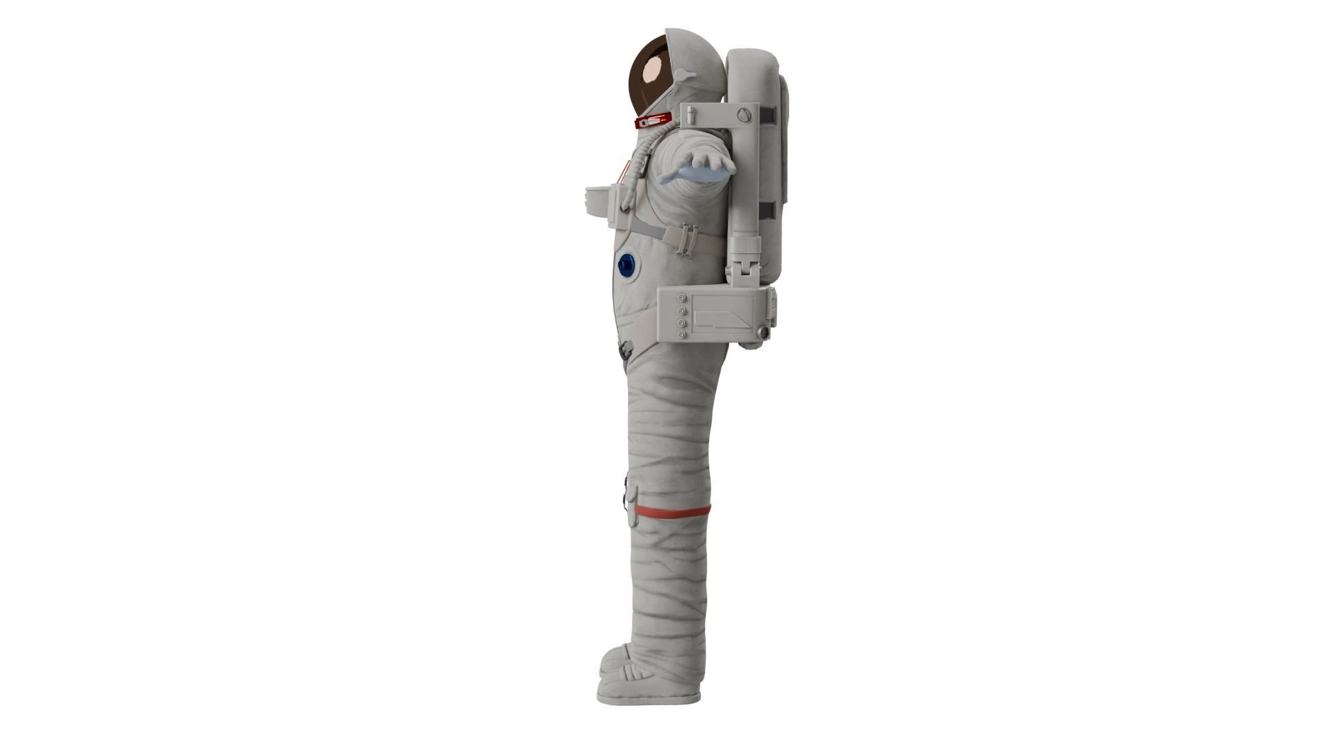 Astronaut in Space Suit 3D model_3