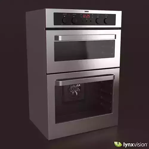 Zanussi Electric Double Oven 3D model