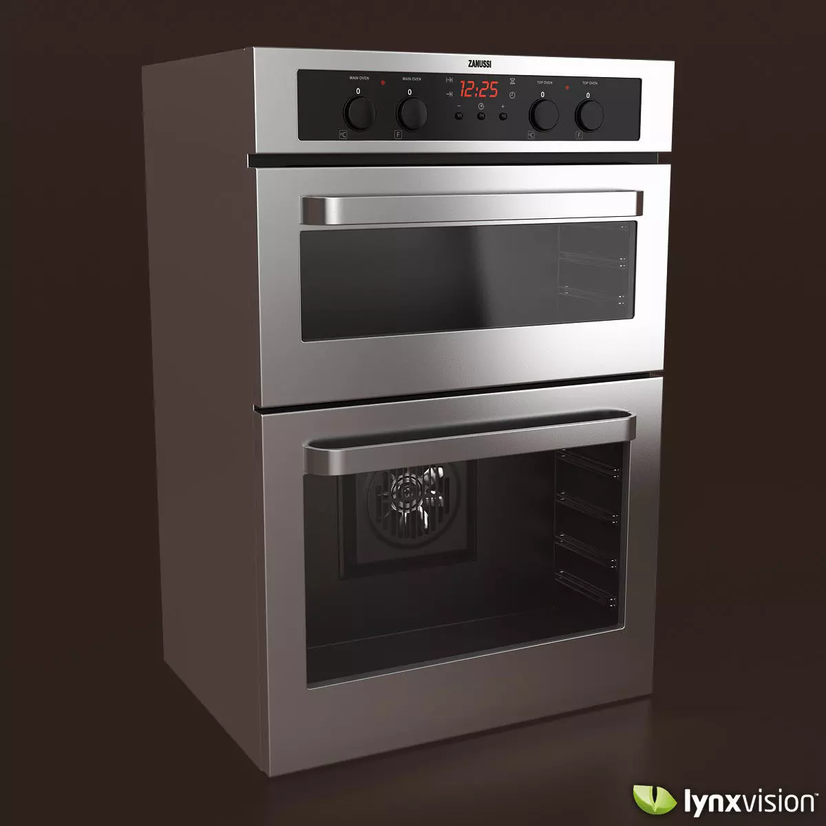 Zanussi Electric Double Oven 3D model_0