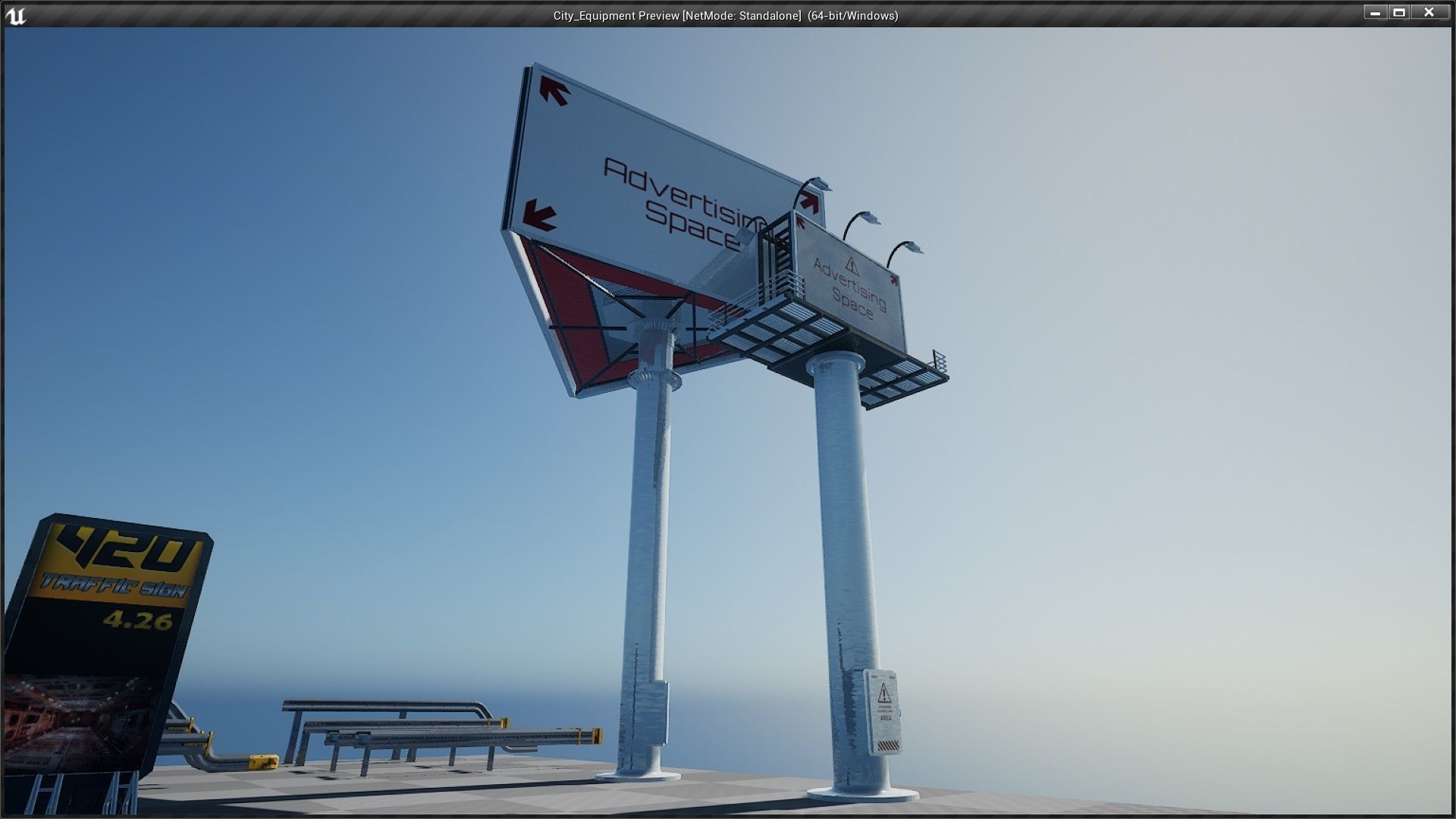 City Equipment - Unreal Engine Project  Low-poly 3D model_2