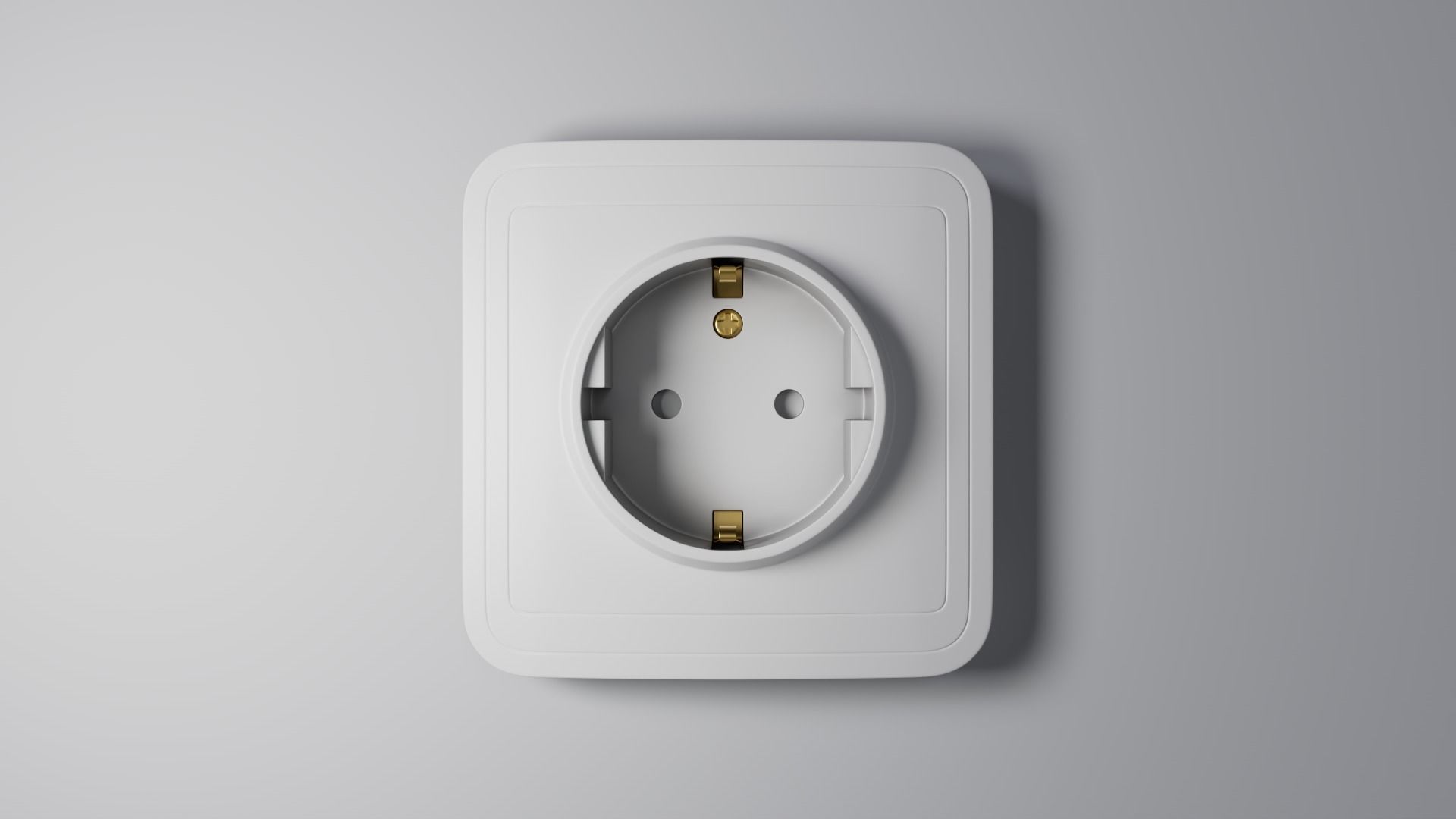 SET of  3 outlet and BONUS PLUG with rigged cabel 3D model_33