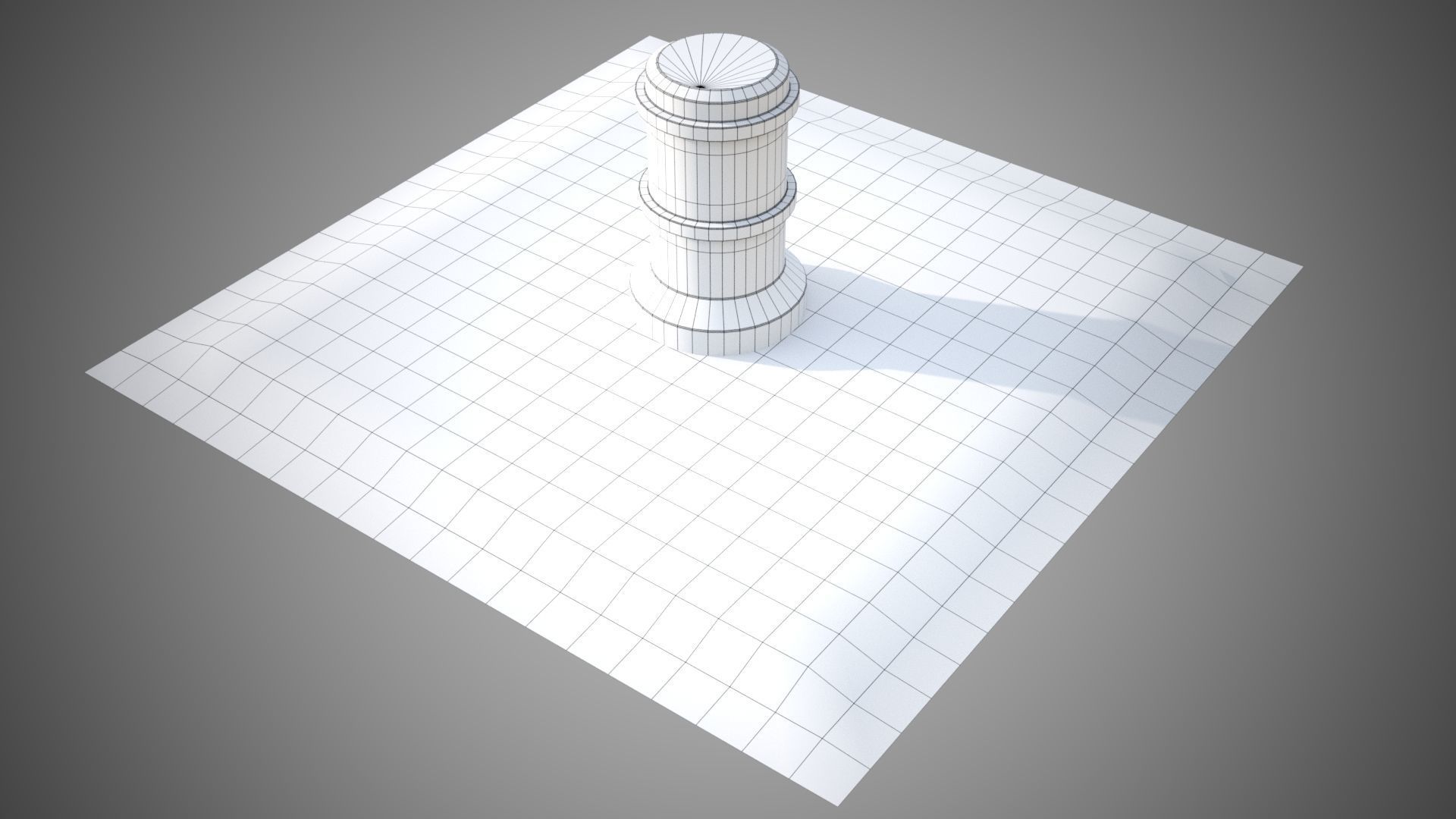 Lava rocks ground tile Low-poly 3D model_12