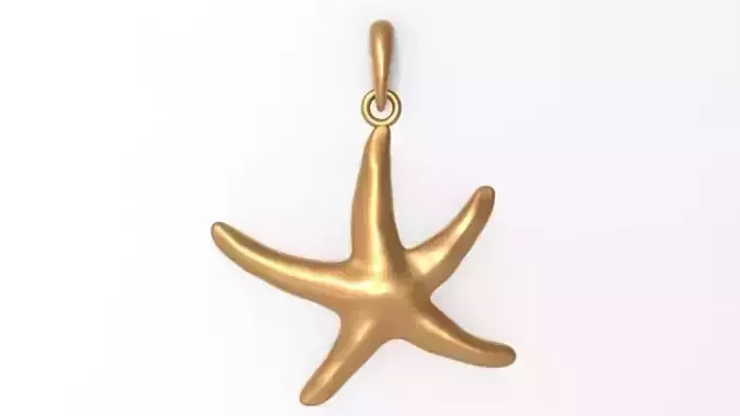 Italian Starfish Pendant Necklace charm JEWELRY