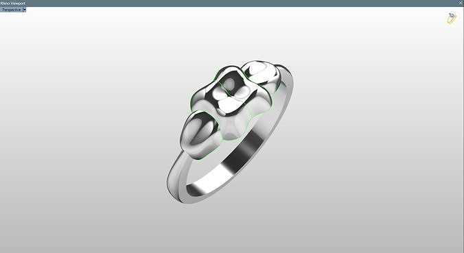 Simple Ring Stoneless 3D print model