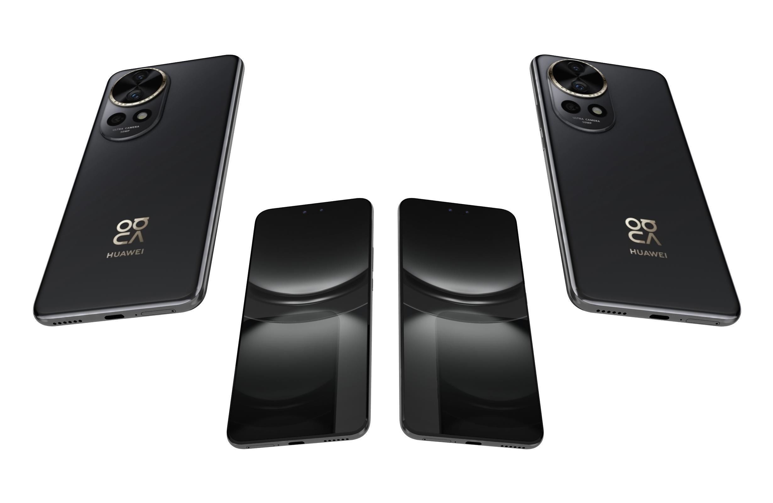 Huawei Nova 12 Pro Black 3D model_5