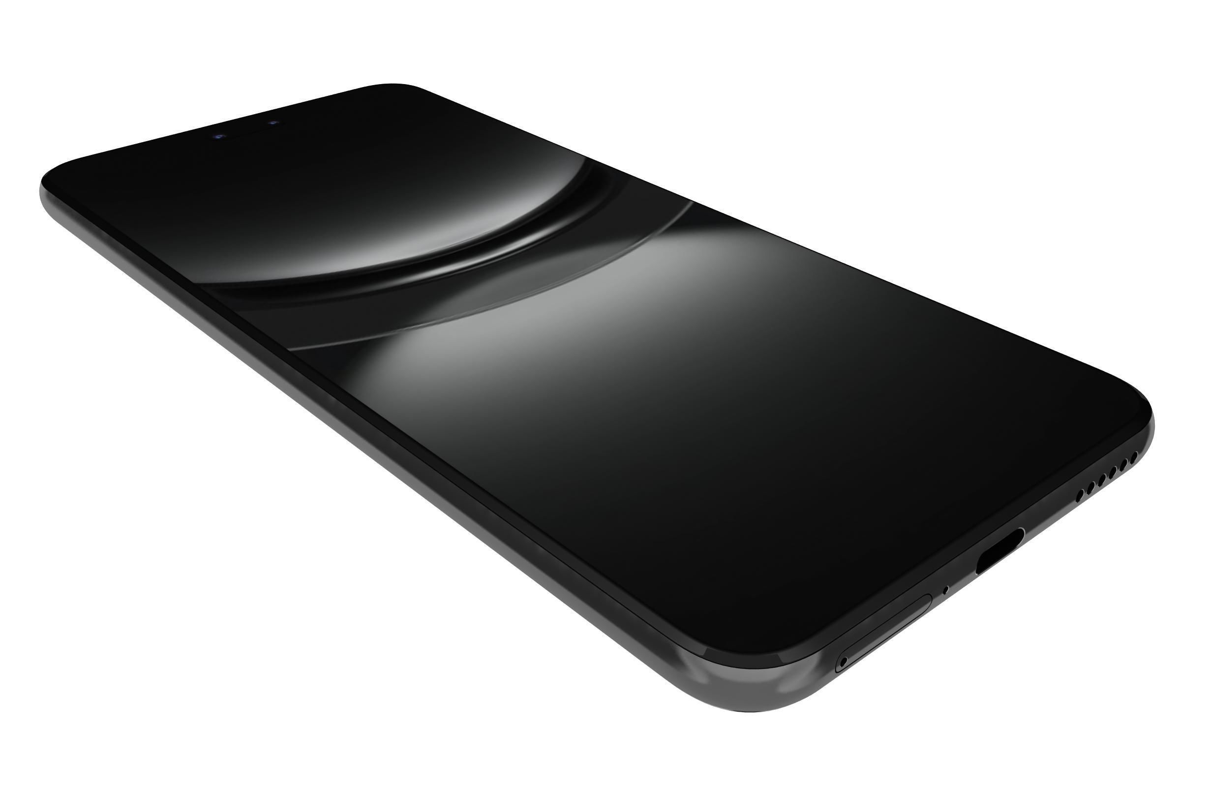 Huawei Nova 12 Pro Black 3D model_12