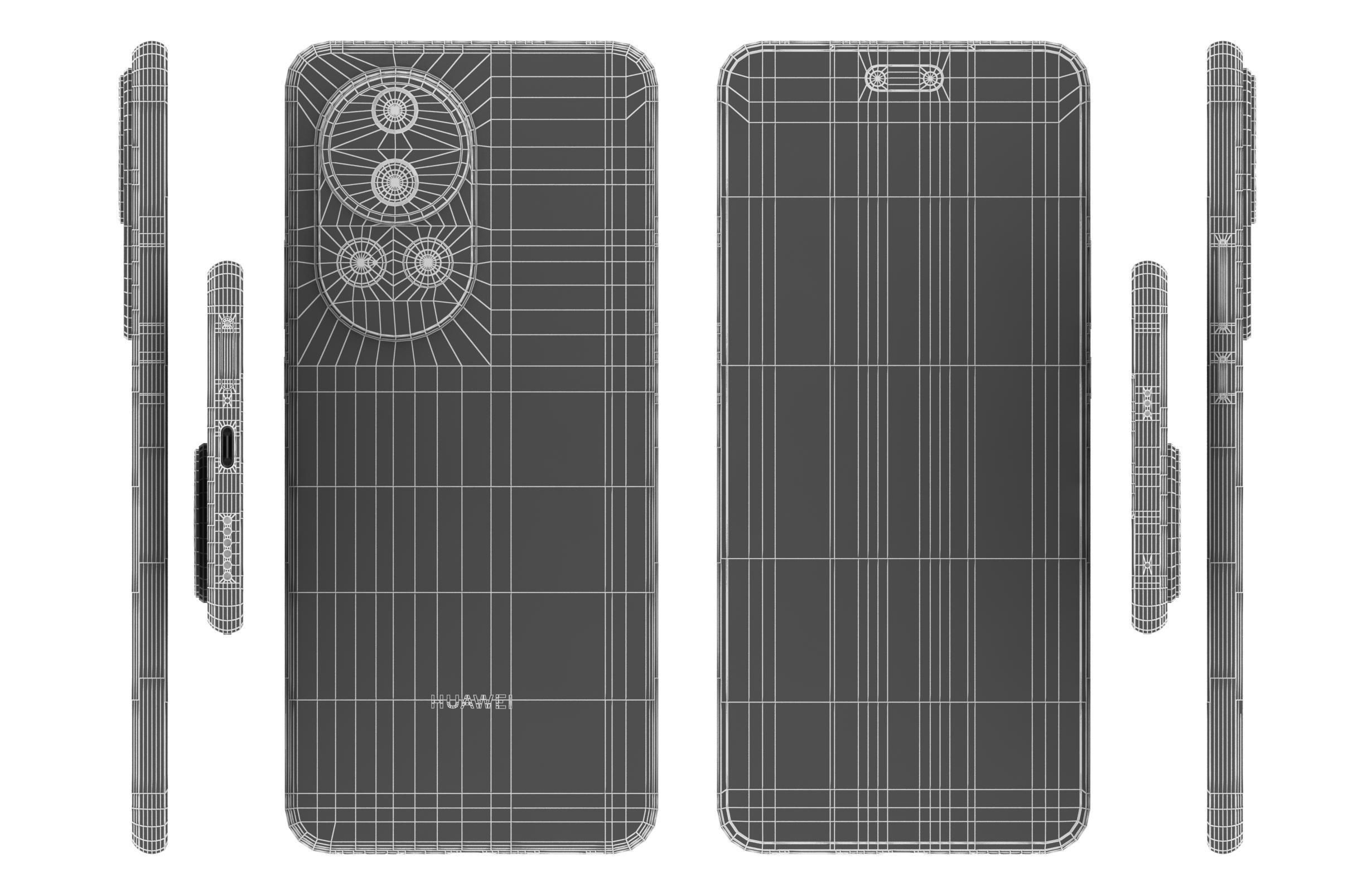 Huawei Nova 12 Pro Black 3D model_16
