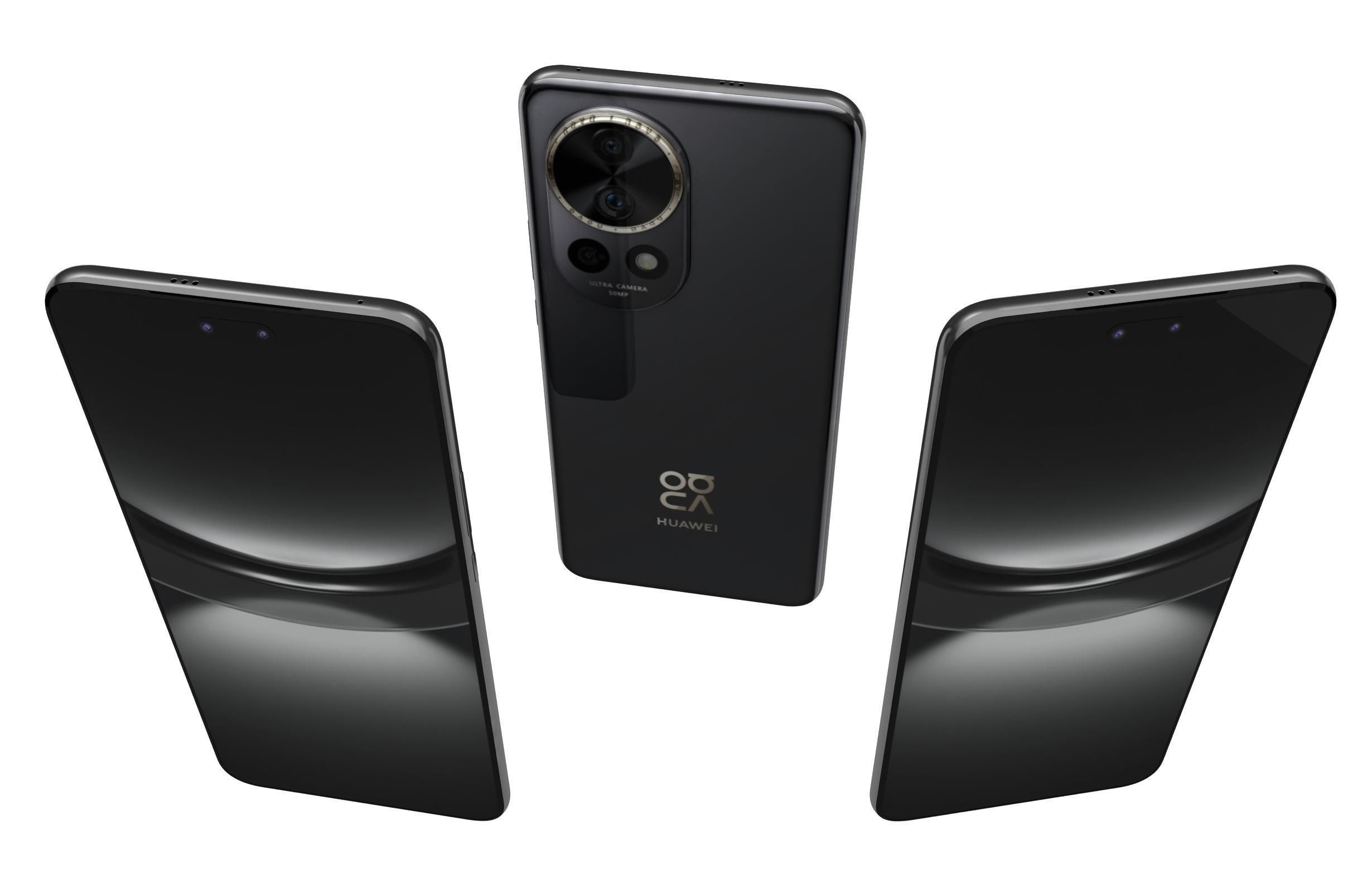 Huawei Nova 12 Pro Black 3D model_3