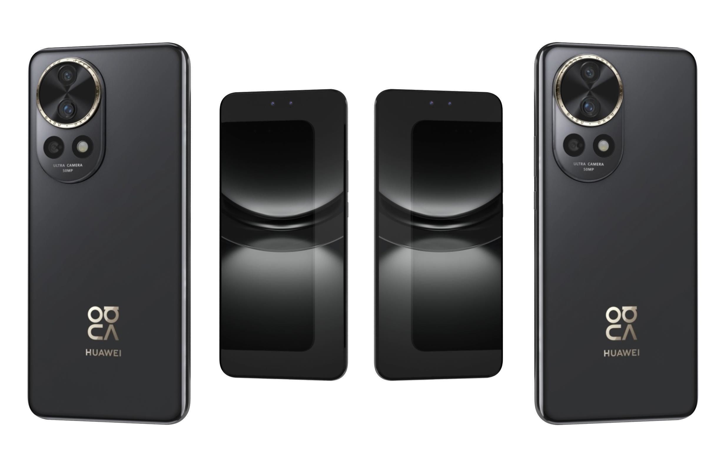 Huawei Nova 12 Pro Black 3D model_1