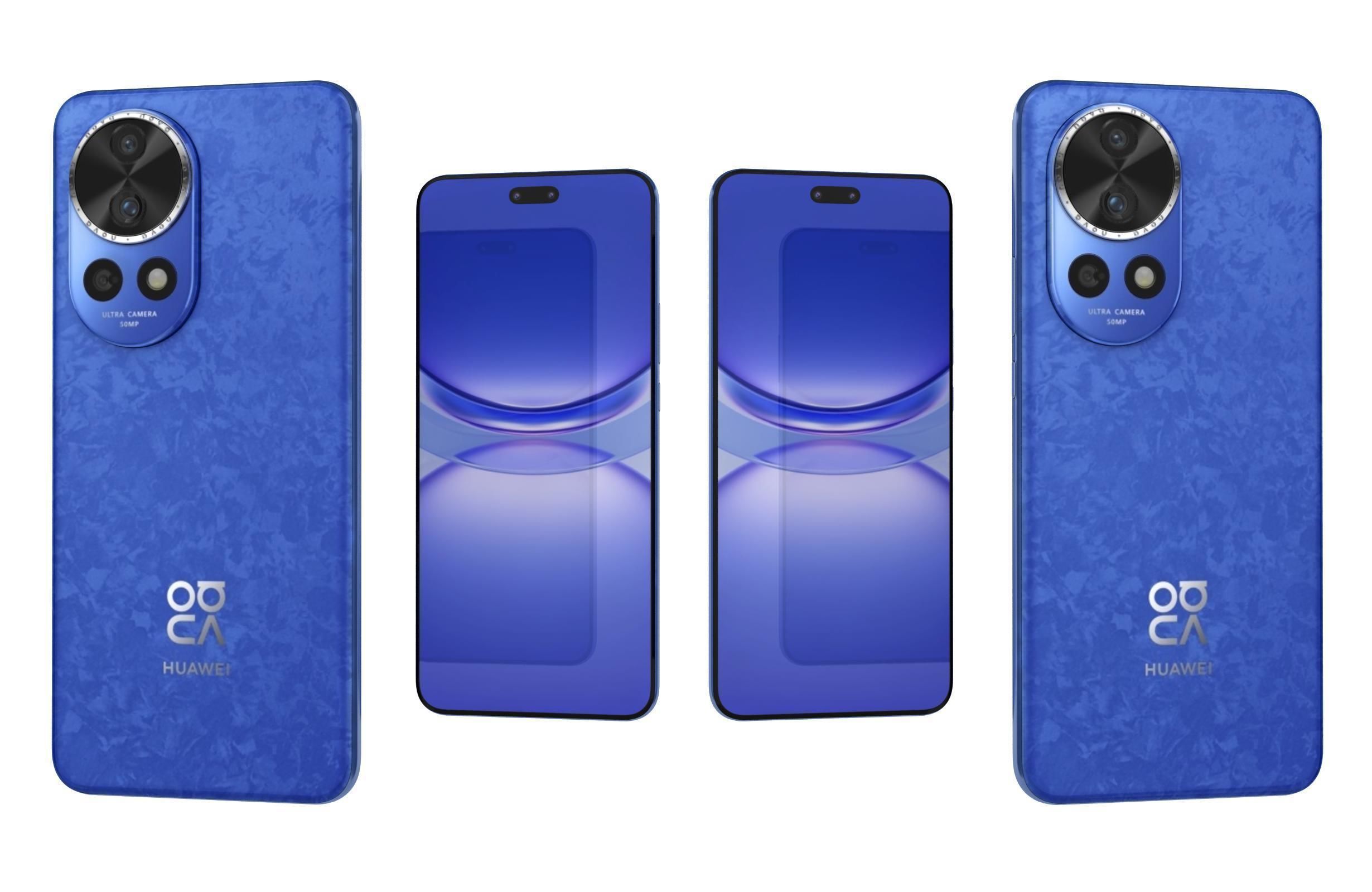 Huawei Nova 12 Pro Blue 3D model_3