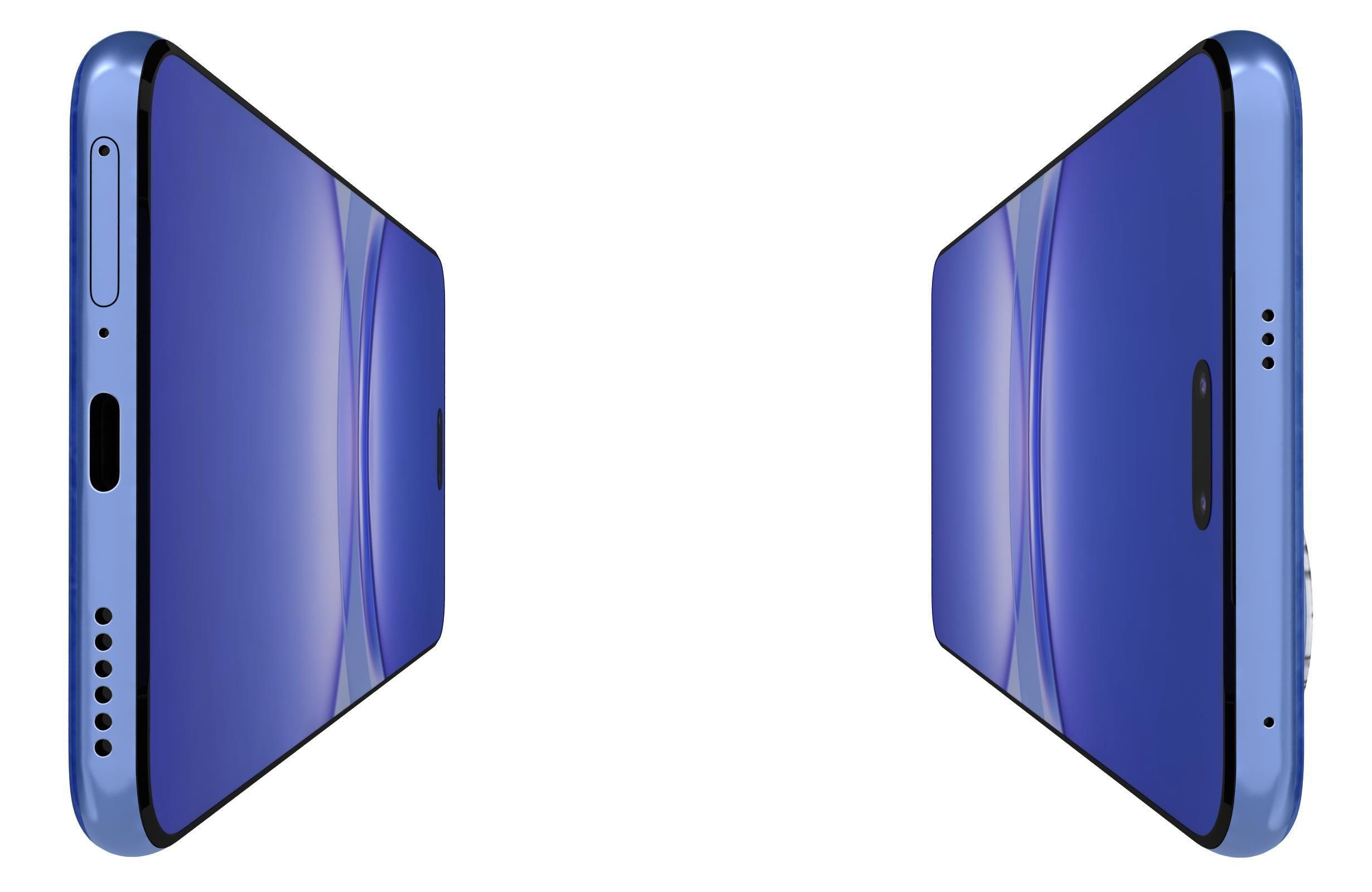 Huawei Nova 12 Pro Blue 3D model_9