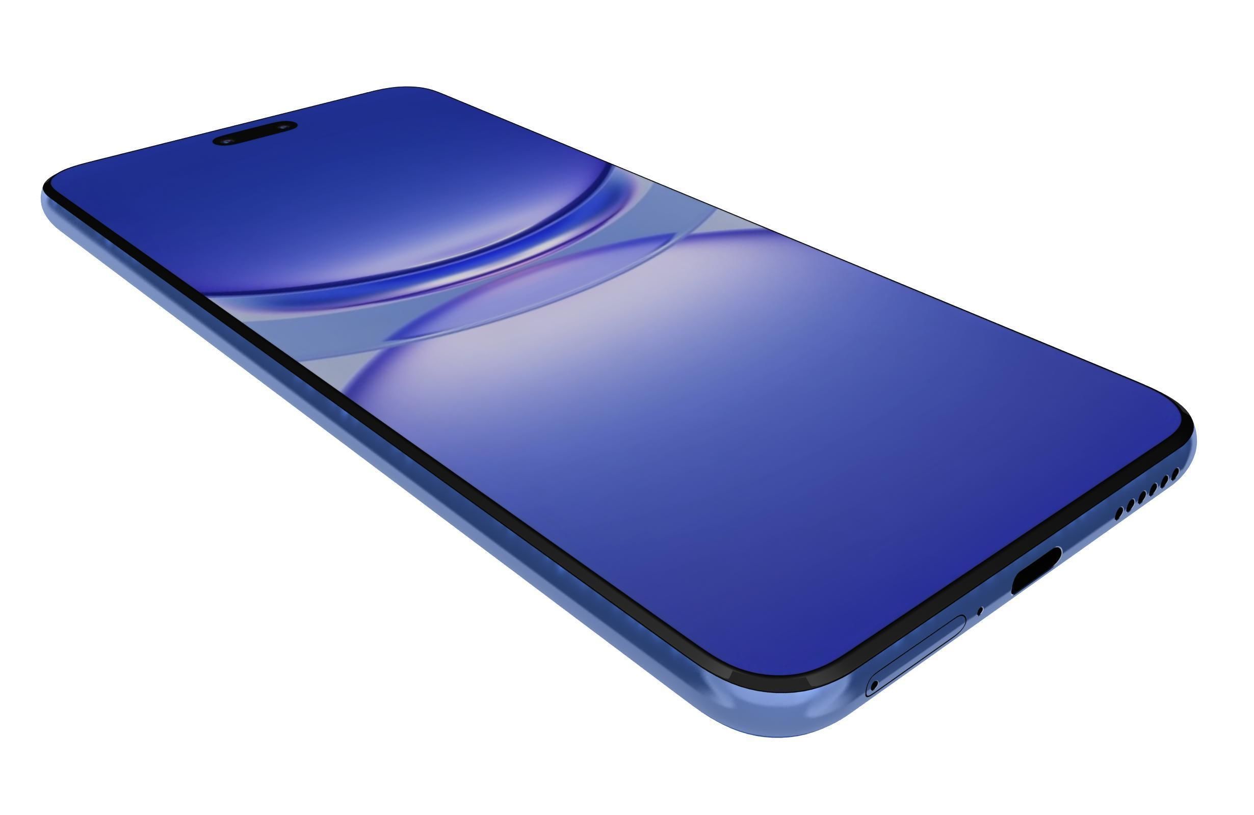 Huawei Nova 12 Pro Blue 3D model_11