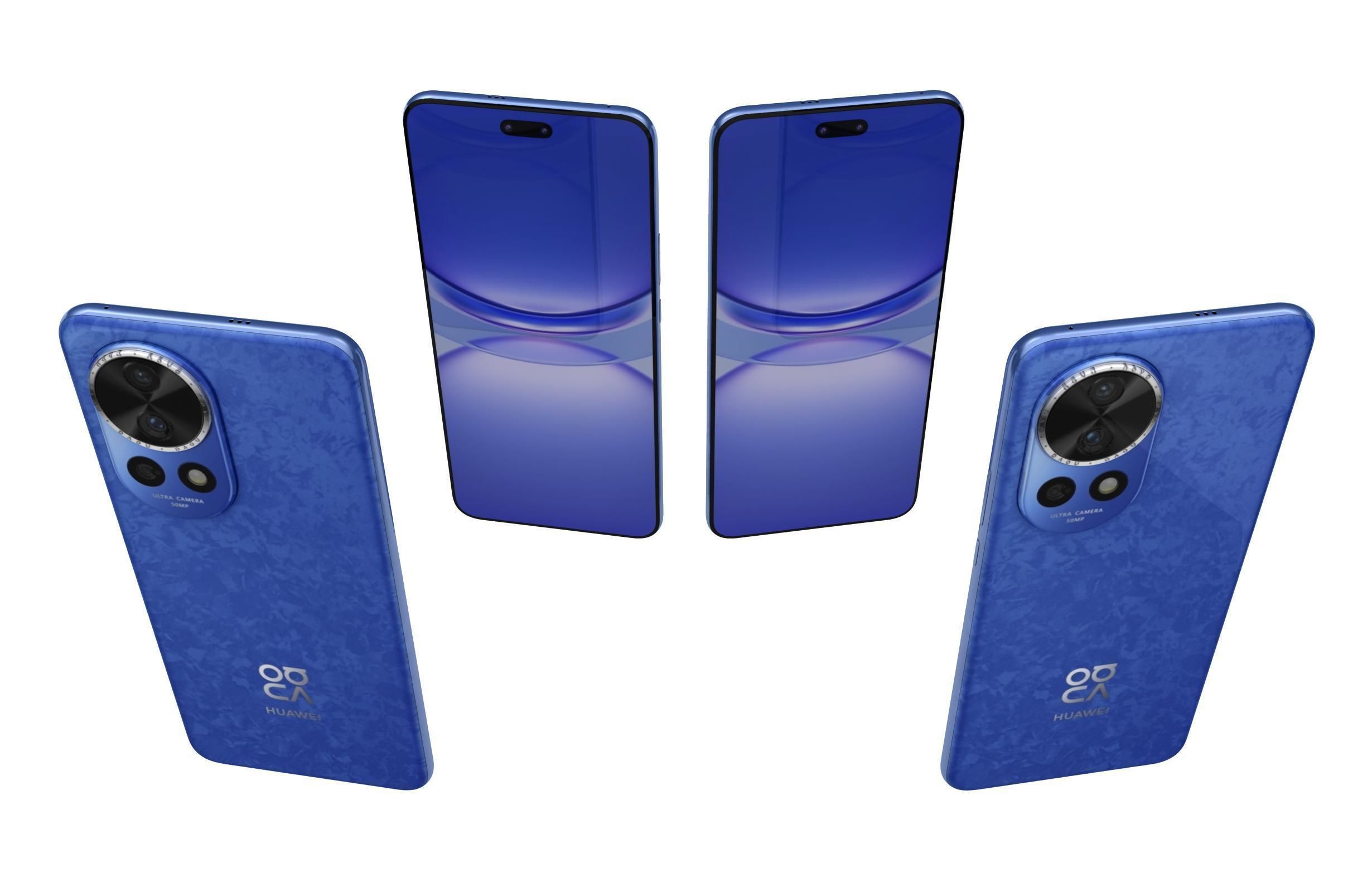 Huawei Nova 12 Pro Blue 3D model_4