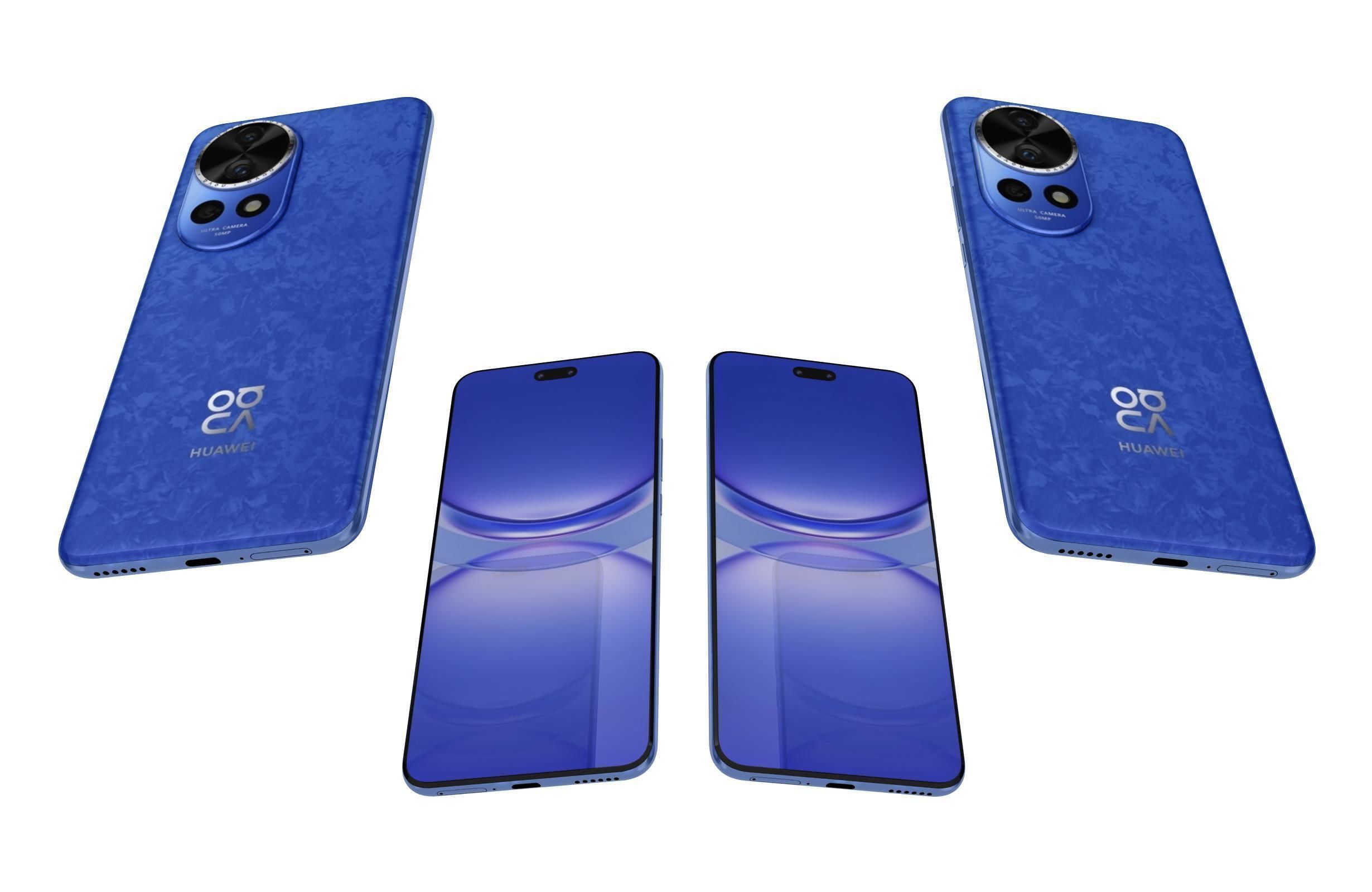 Huawei Nova 12 Pro Blue 3D model_5