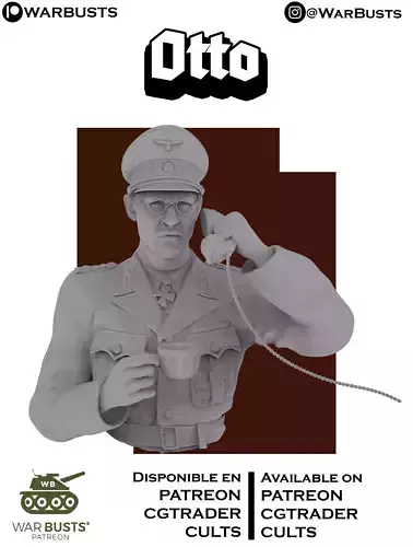 Otto German General 3D print model
