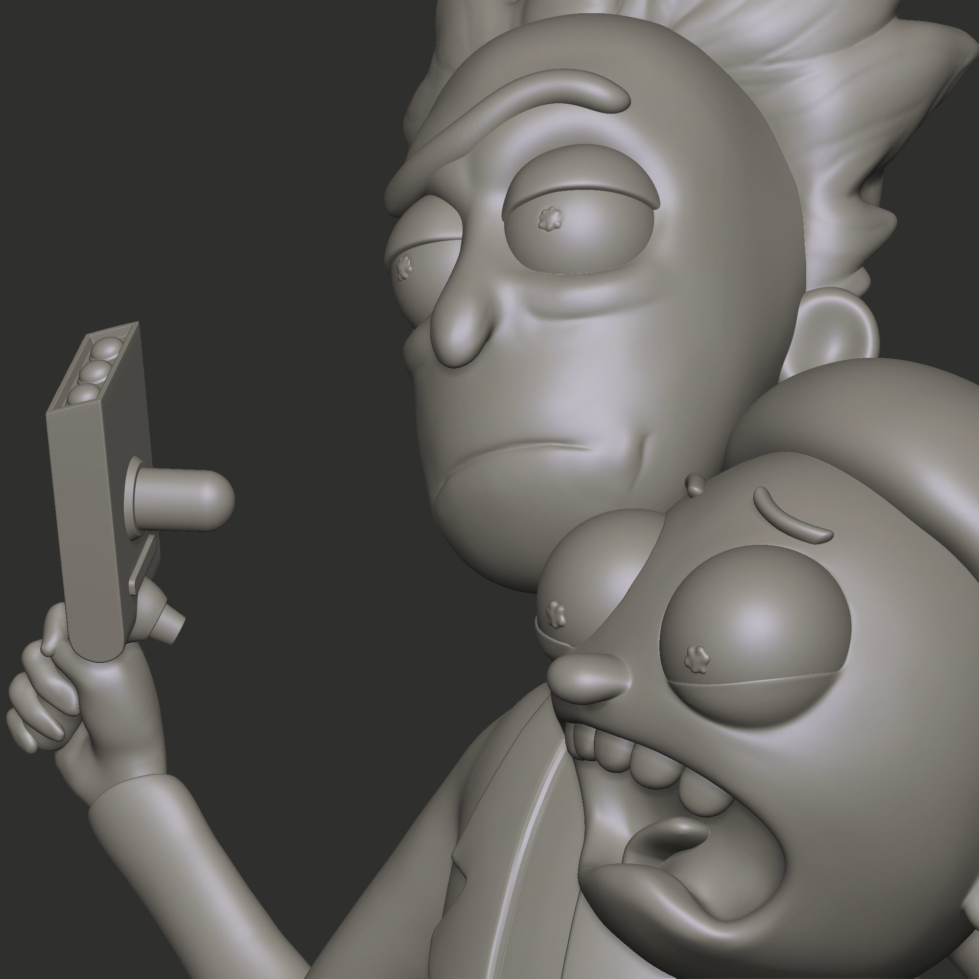 Rick and Morty 3d printable figure 3D print model_5