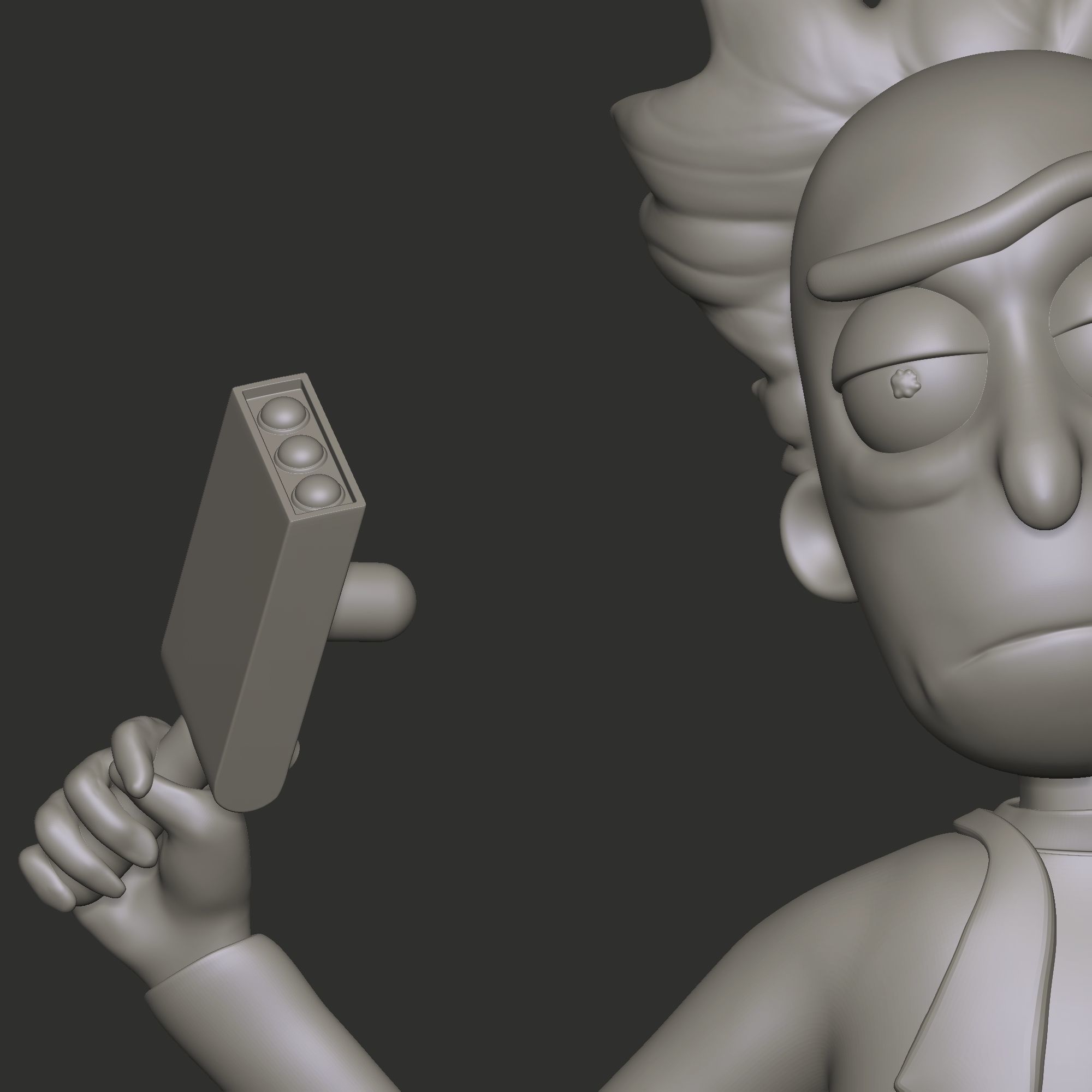Rick and Morty 3d printable figure 3D print model_3