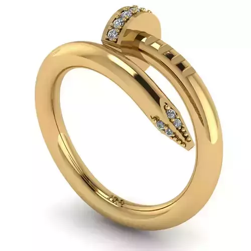 Nail ring 3D print model