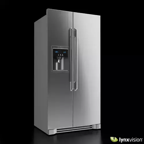 Electrolux Side-by-Side Refrigerator 3D model