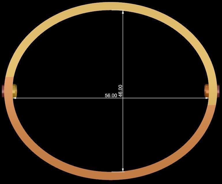 Love Bracelet With Diamonds - Size 16 3D print model_8