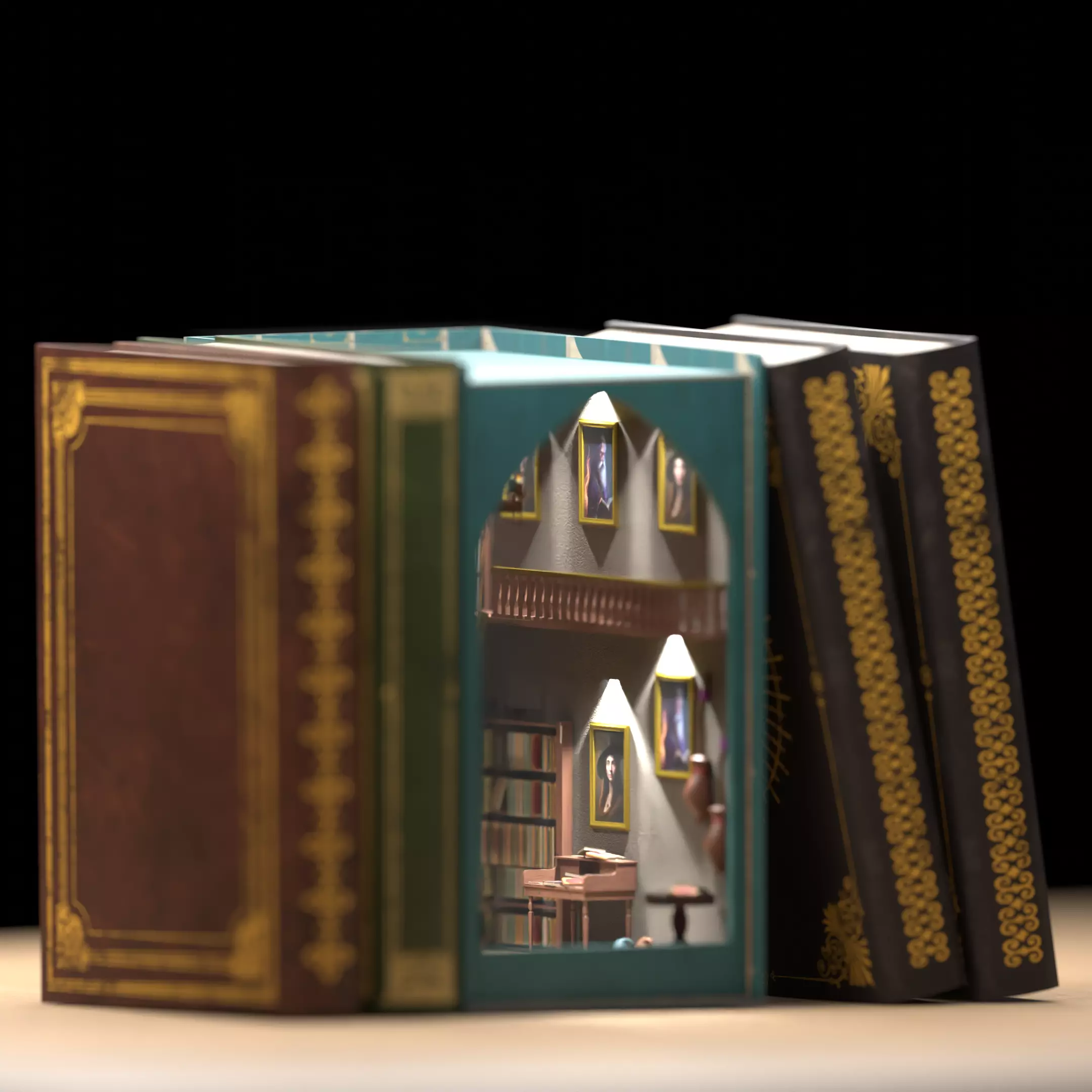BookNook 3D model
