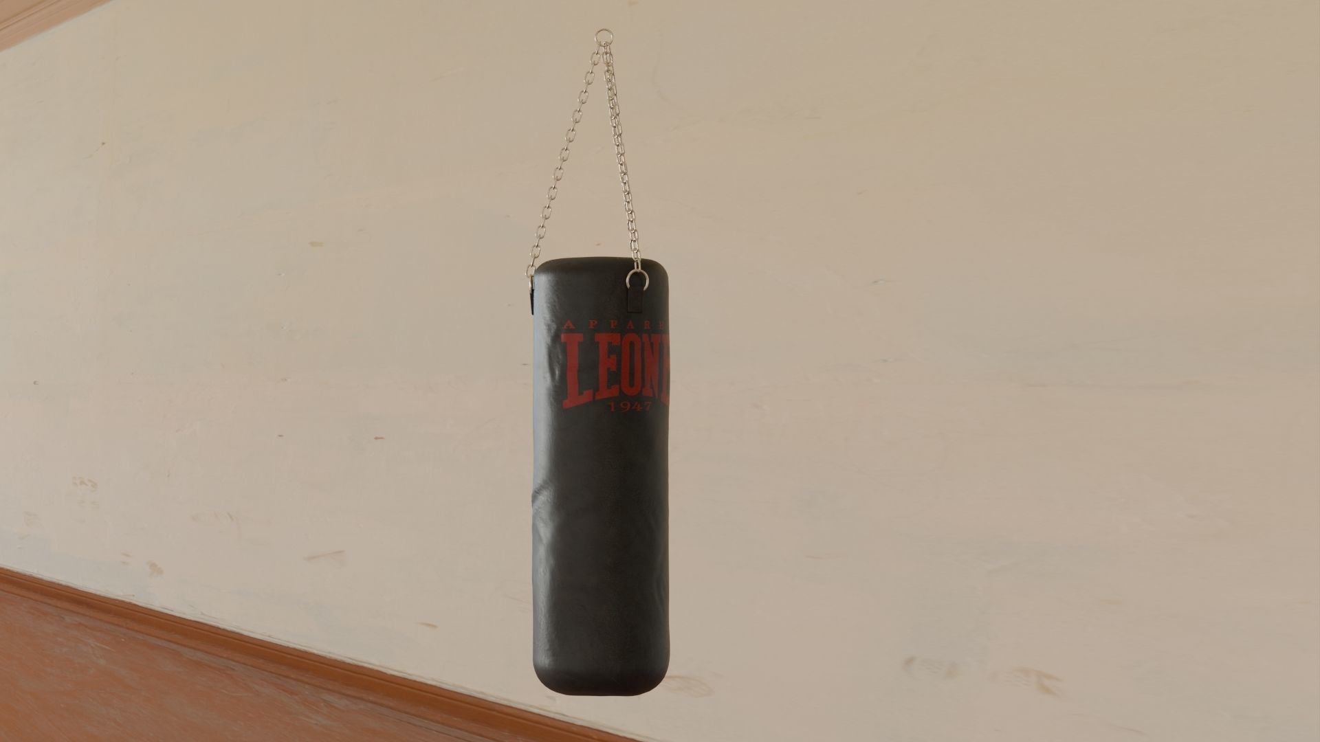 Punch Bag Low-poly 3D model_3