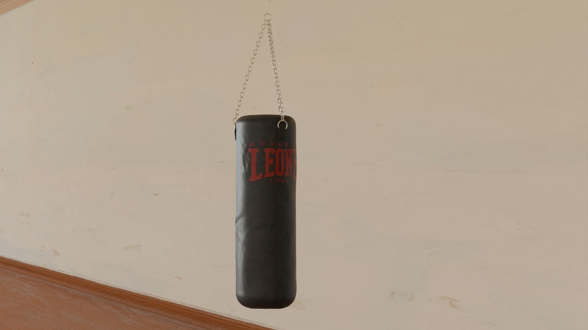 Punch Bag Low-poly 3D model_20