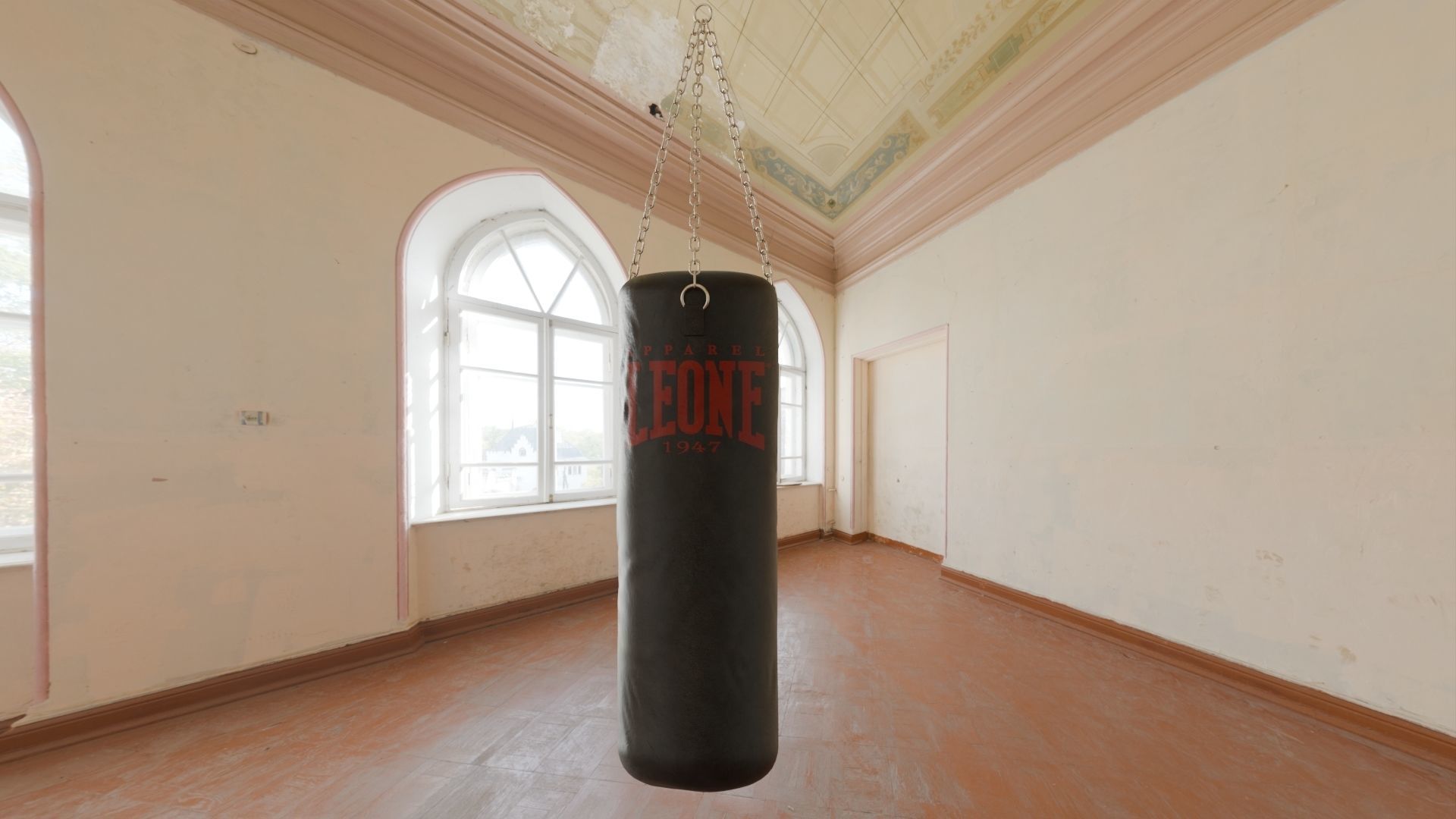 Punch Bag Low-poly 3D model_25