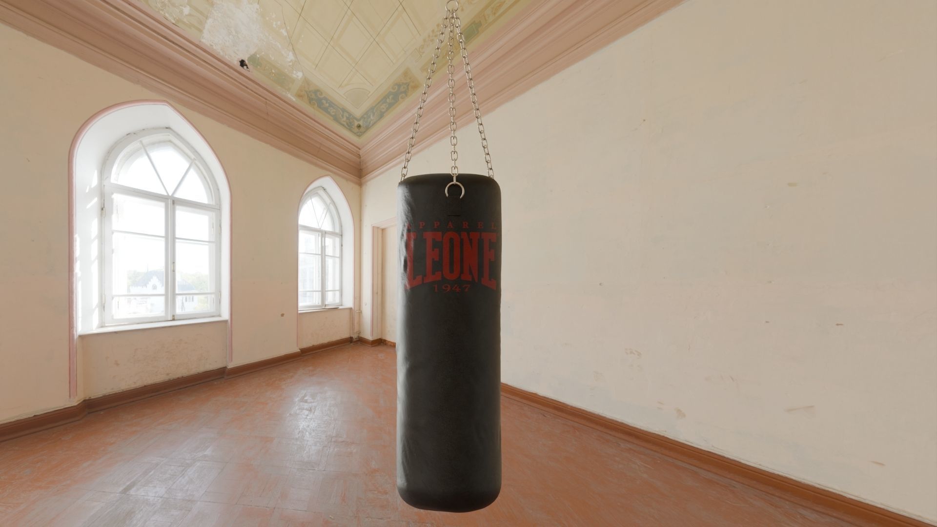 Punch Bag Low-poly 3D model_9