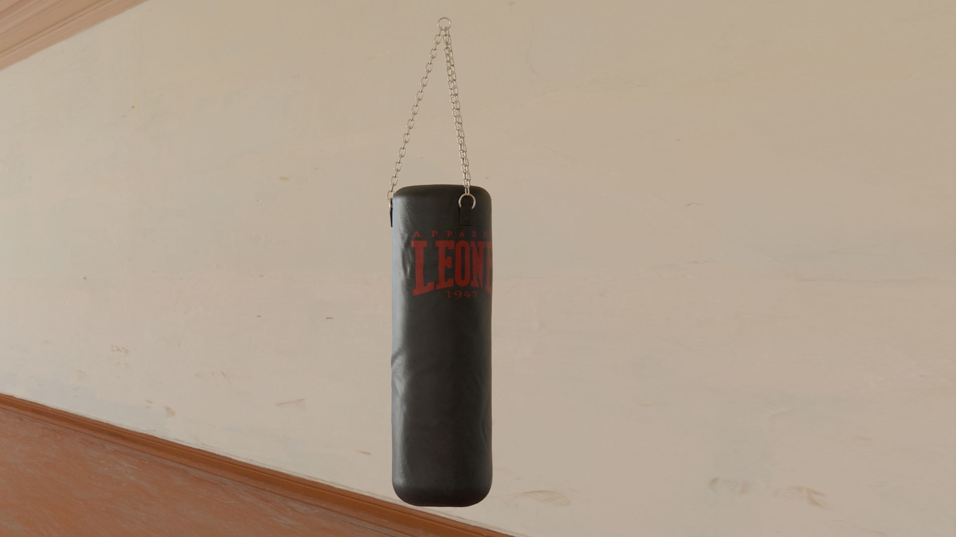 Punch Bag Low-poly 3D model_17