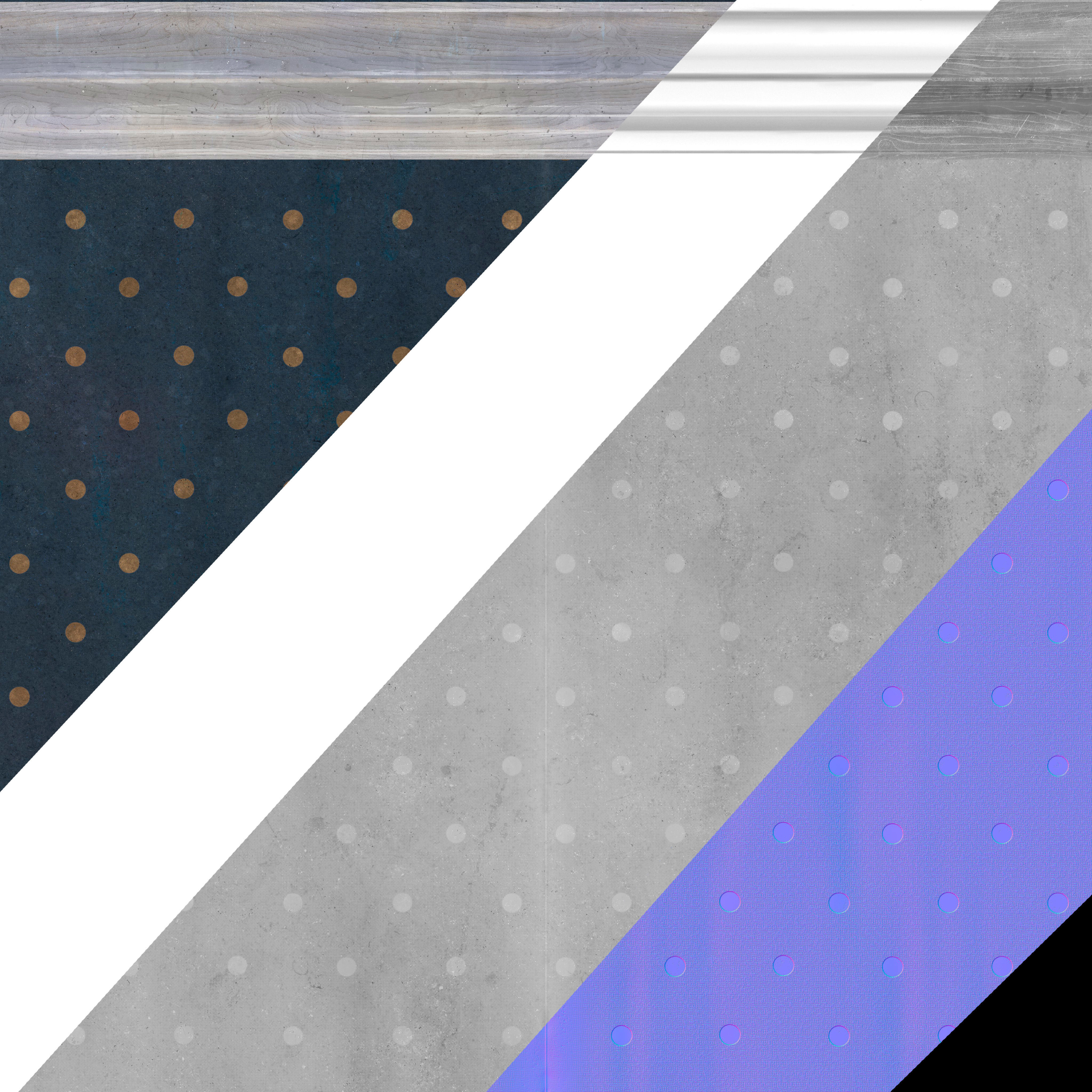 Vintage Blue Wallpaper Texture_11