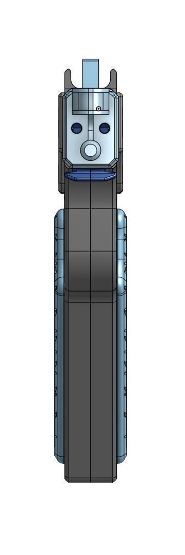 SQR Pistol - Rubber Band Shooting Gun 3D print model_7