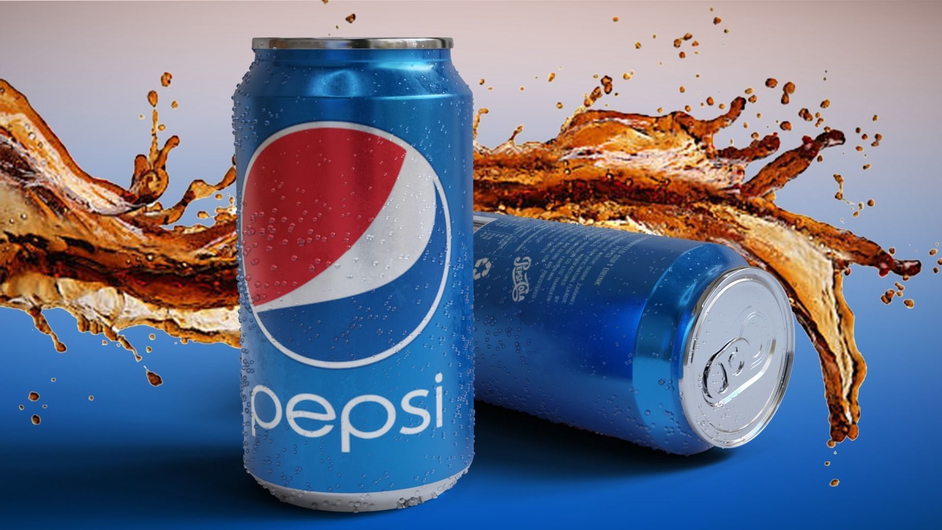 Pepsi can 3D model_4