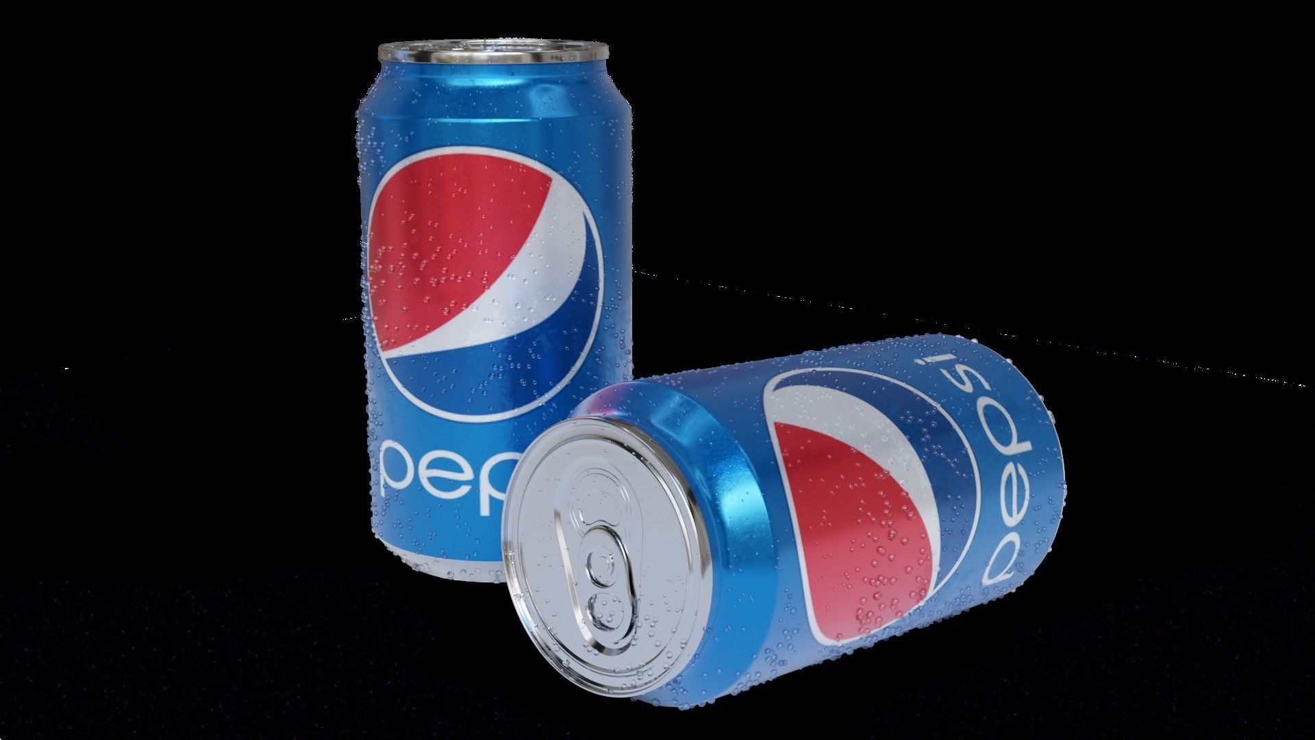 Pepsi can 3D model_3