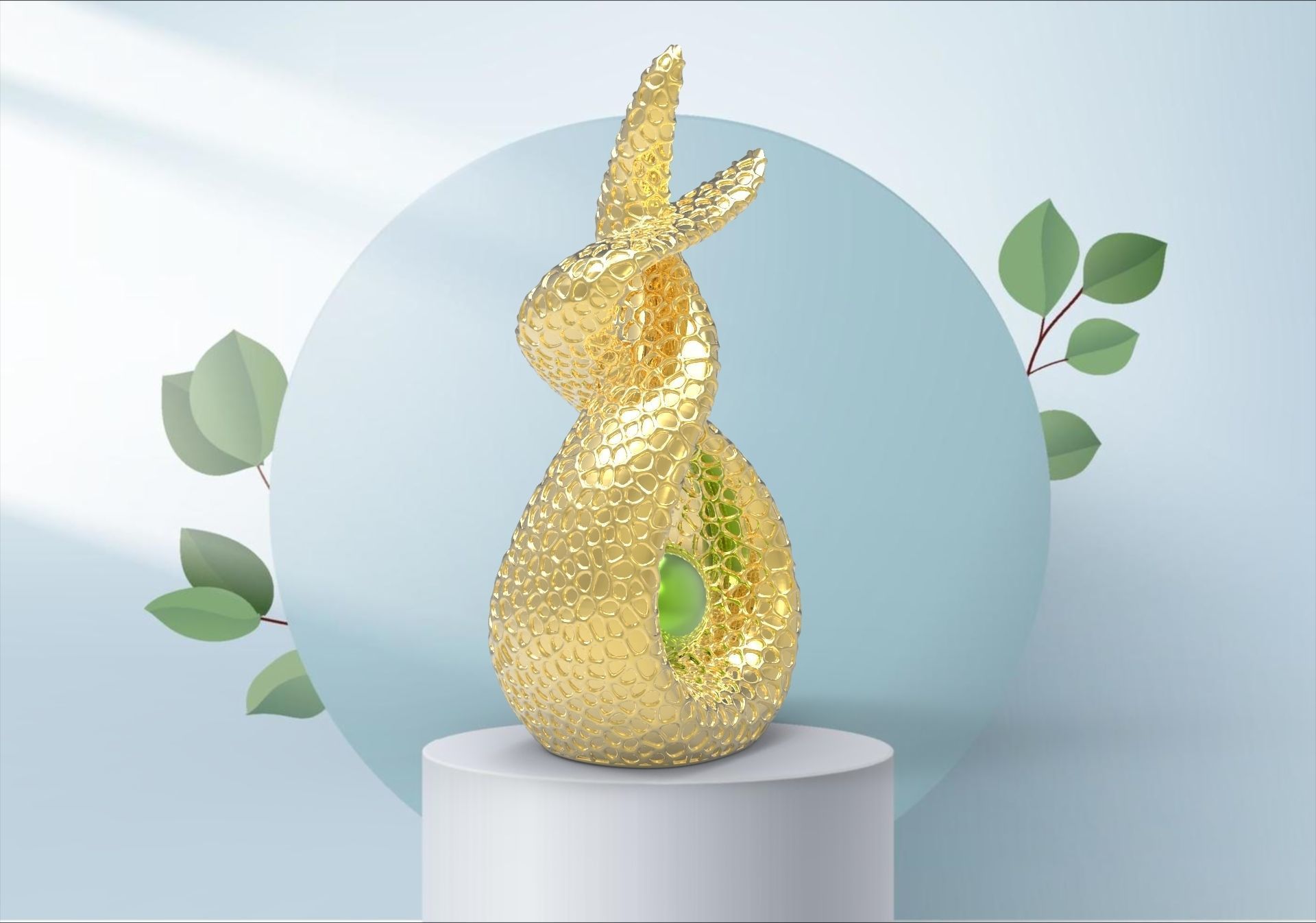 artistic decorative sculpture 3D print model_2