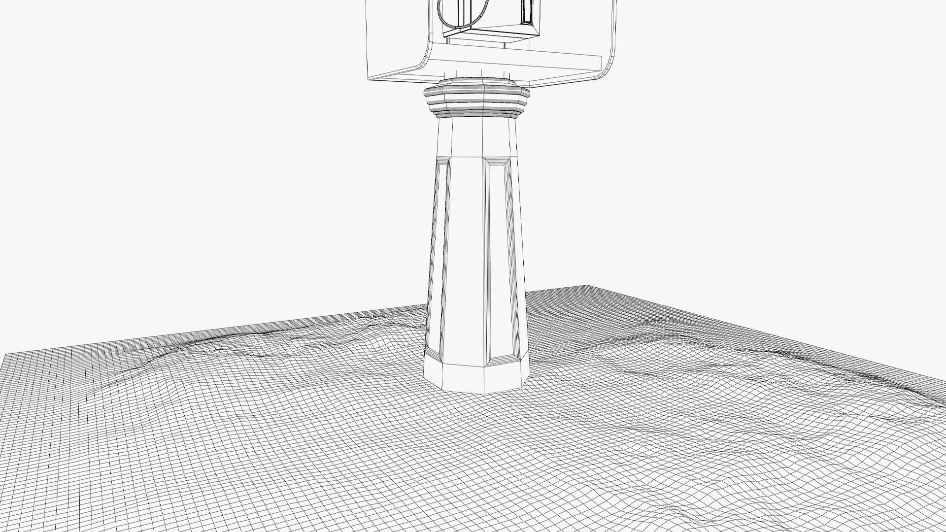 Vandalized payphone Low-poly 3D model_9