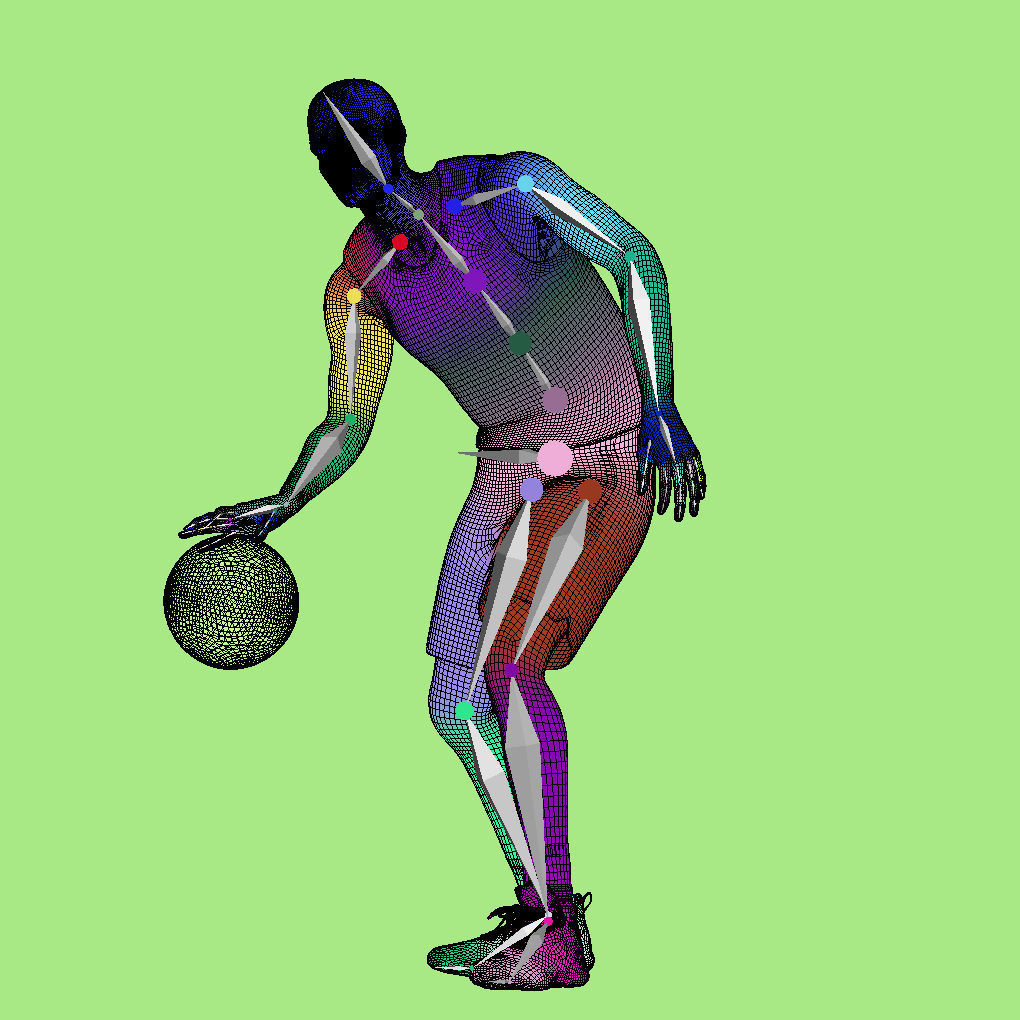 Tony Parker San Antonio Spurs 3D model_9