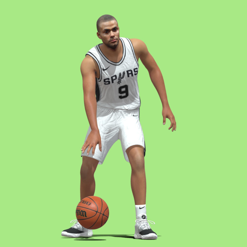 Tony Parker San Antonio Spurs 3D model_5