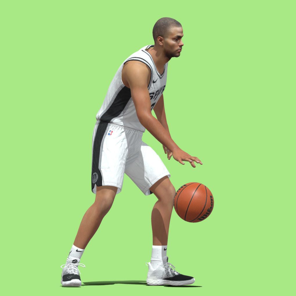 Tony Parker San Antonio Spurs 3D model_3