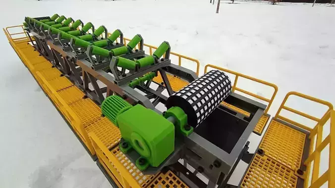 Conveyor 3d Print Ready Model 3D print model